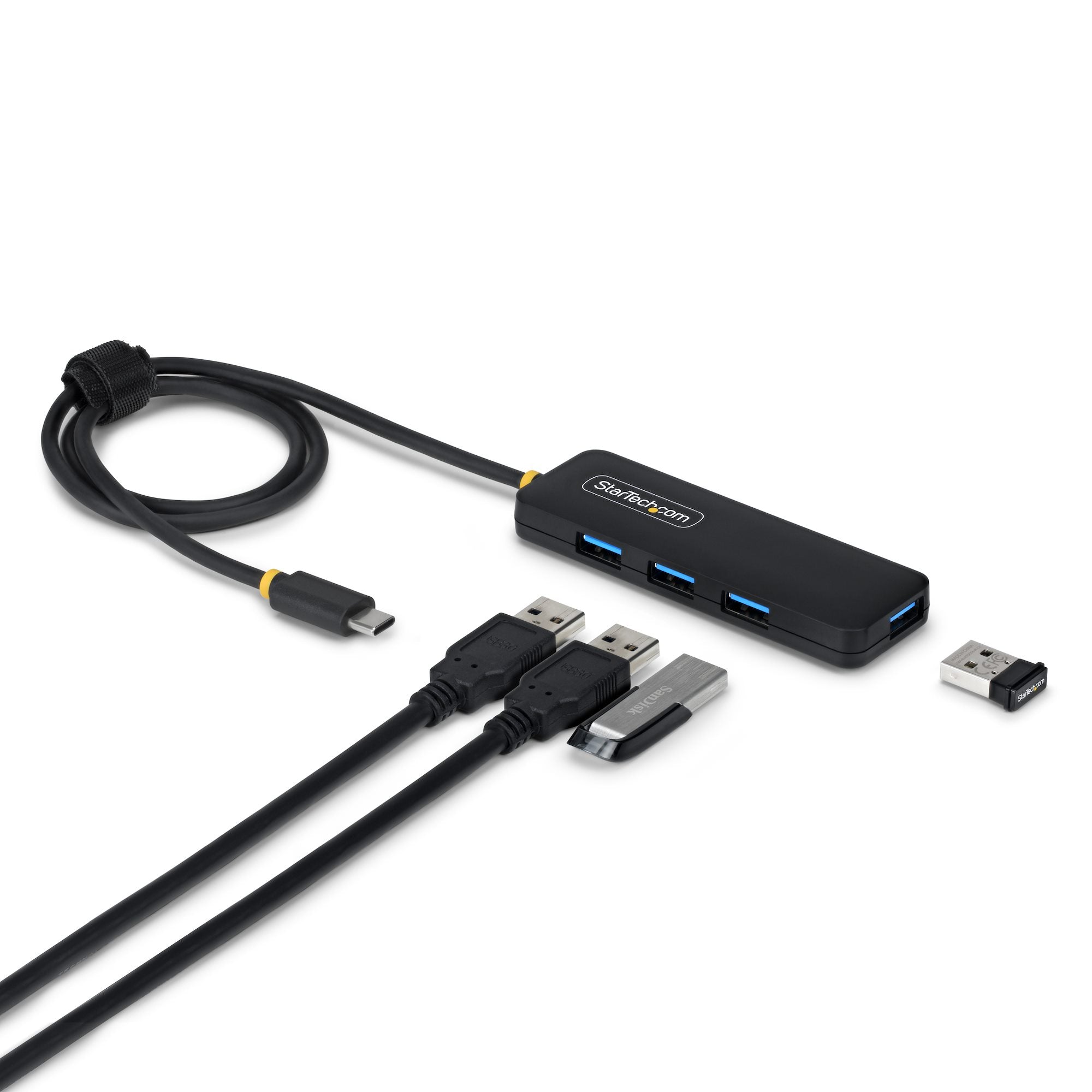 4-Port USB-C Hub 5Gbps Bus Powered