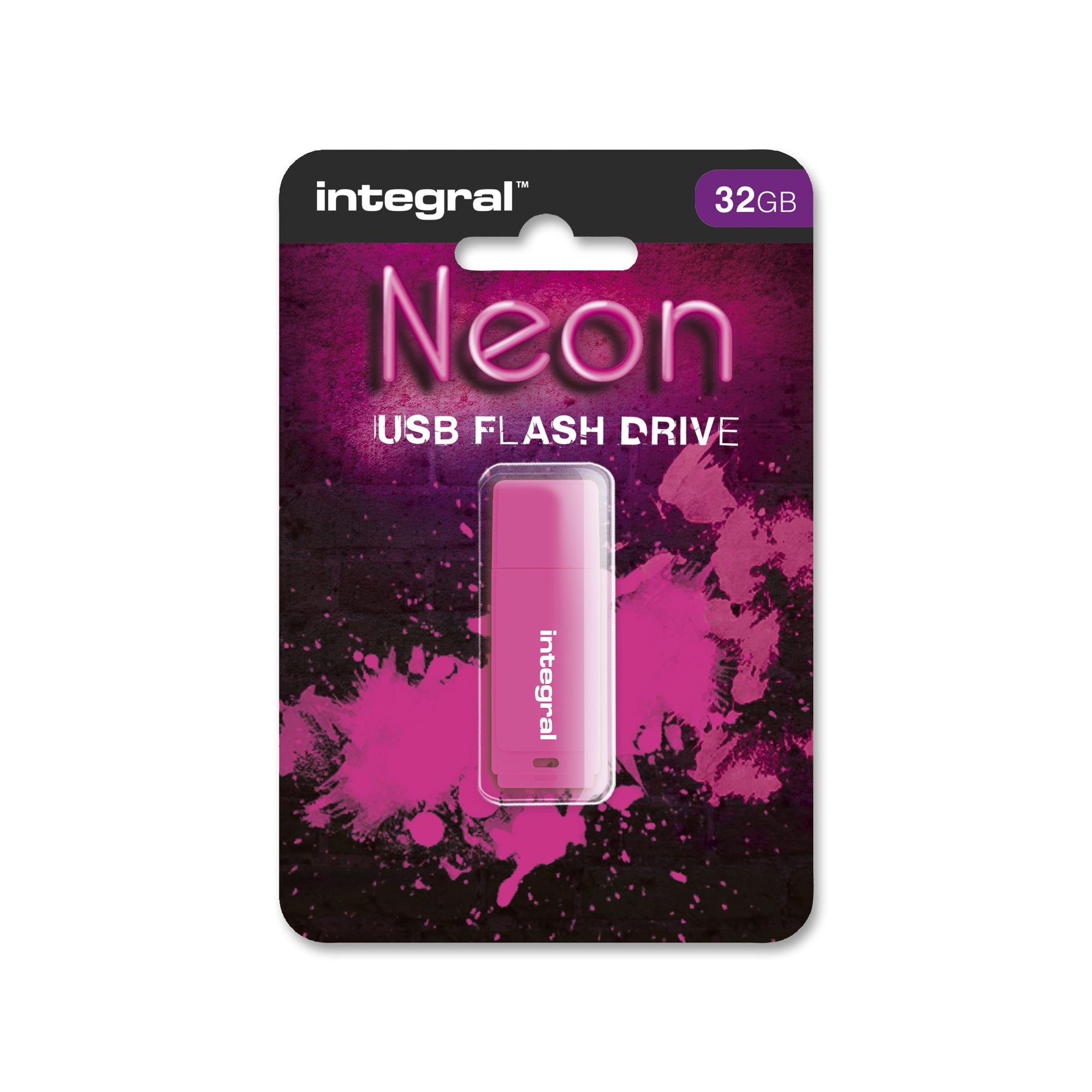 USB Flash Drive NEON 32GB Pink