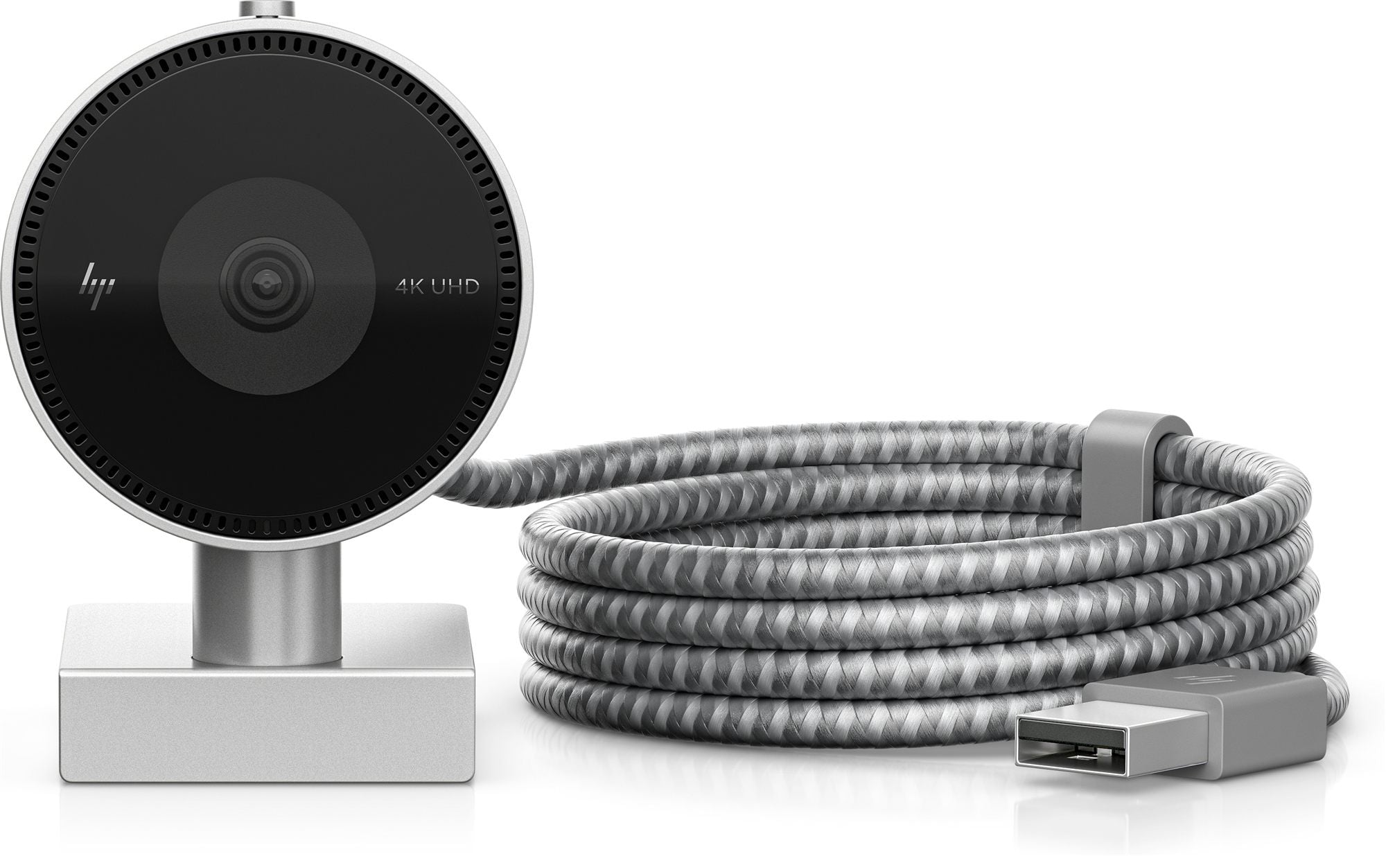 HP 950 4K webcam 3840 x 2160 pixels USB 3.2 Gen 1 (3.1 Gen 1) Noir, Argent