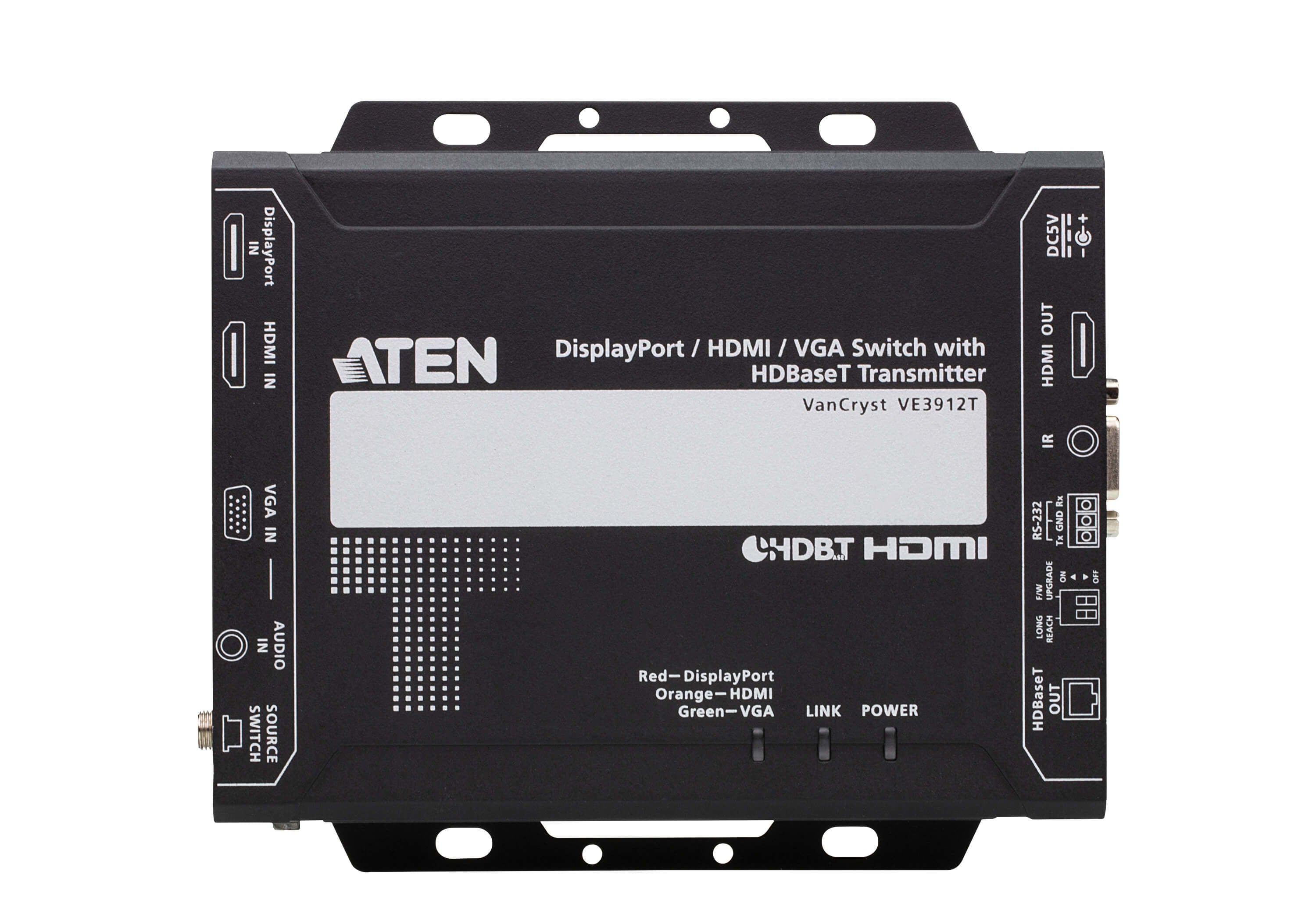 ATEN VE3912T transmetteur DP, VGA, HDMI HDBaseT sur 100m