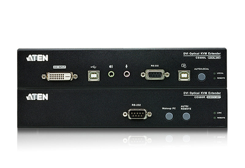 Aten CE690 extendeur DVI-D/USB sur 1 fibre monomode LC 20KM
