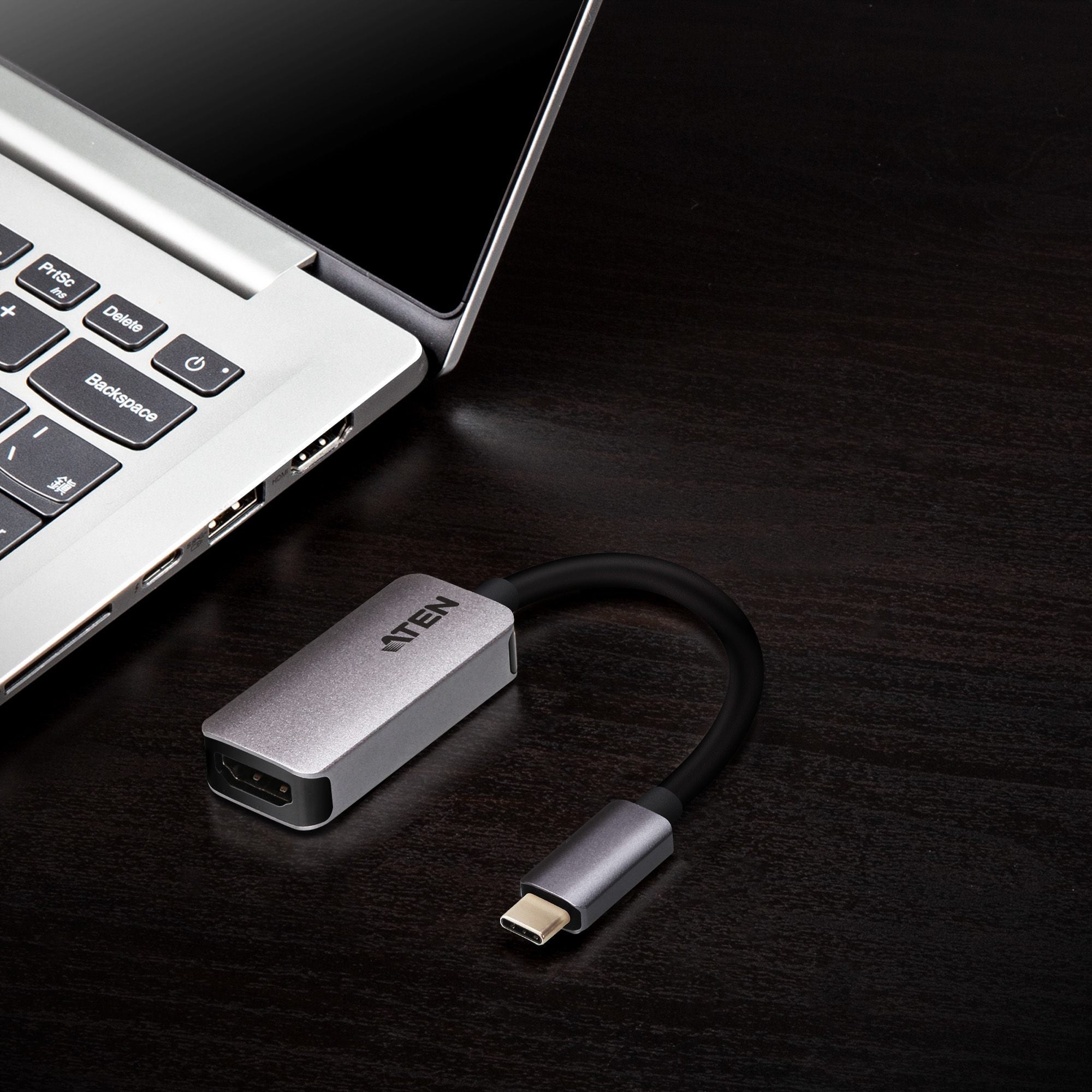 ATEN UC3008A1-AT adaptateur graphique USB 4096 x 2160 pixels Argent