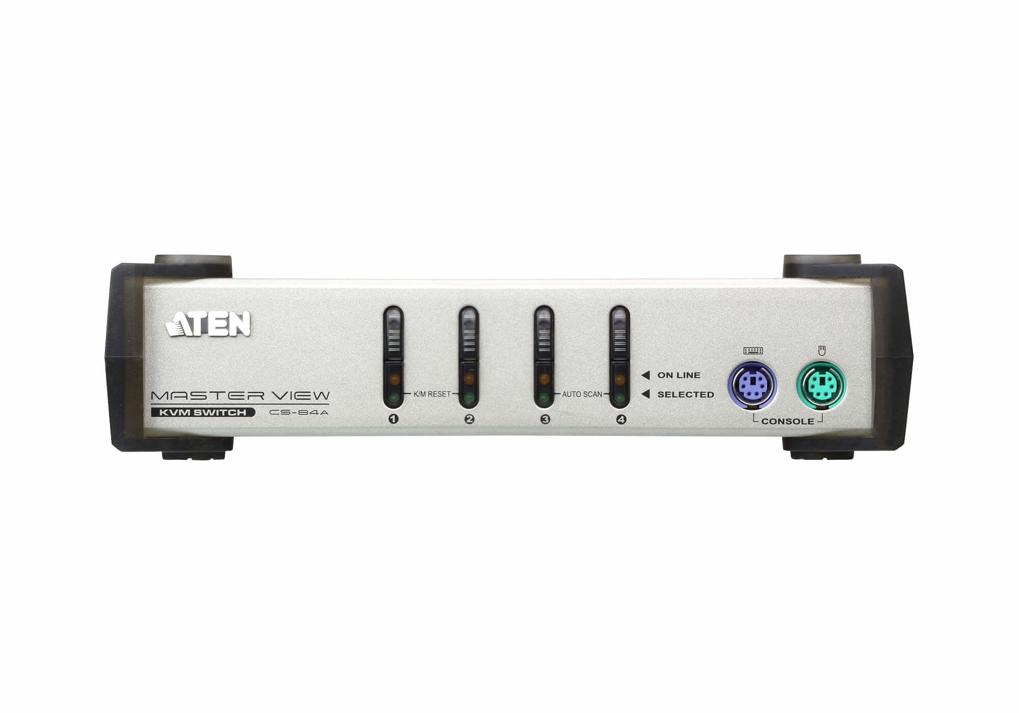 Aten CS84 Switch KVM 4 U.C. PS2 + Cables