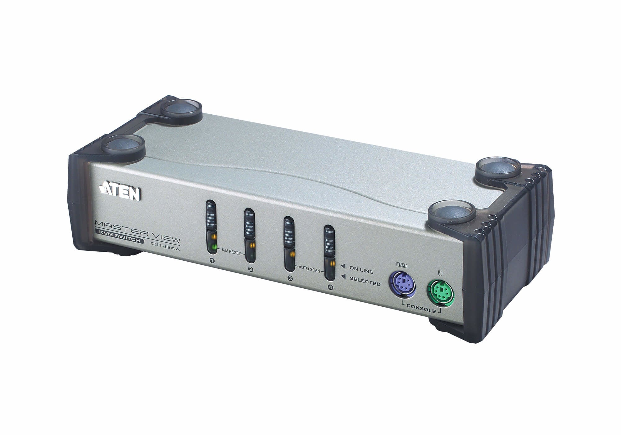 Aten CS84 Switch KVM 4 U.C. PS2 + Cables