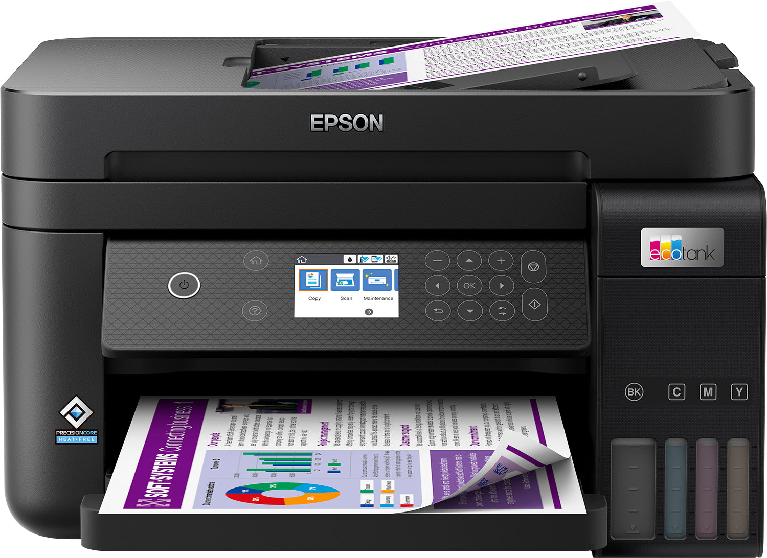 ***EPSON EcoTank ET-3850 Multifonction Jet d'encre couleur A4 rechargeable 15ppm