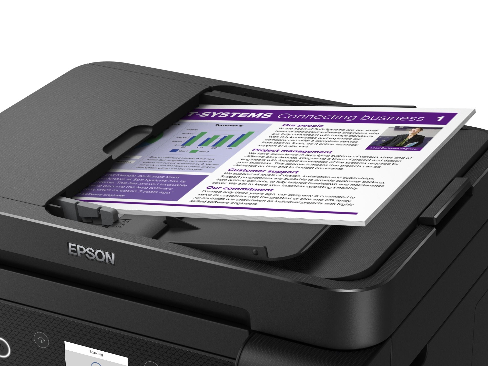 ***EPSON EcoTank ET-3850 Multifonction Jet d'encre couleur A4 rechargeable 15ppm