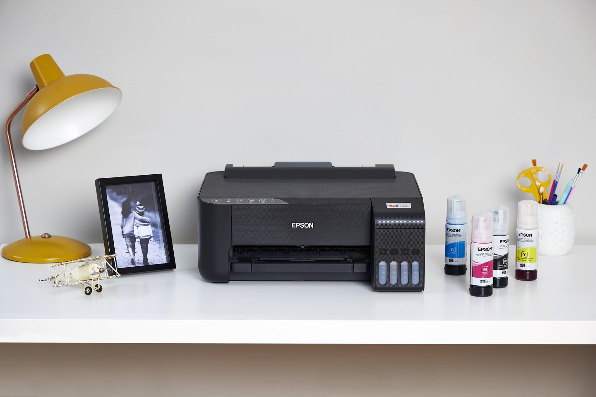 EPSON EcoTank ET-1810 Printer colour ink-jet refillable A4 5760x1440dpi 10ppm mono/5ppm colour 100 sheets USB Wi-Fi black