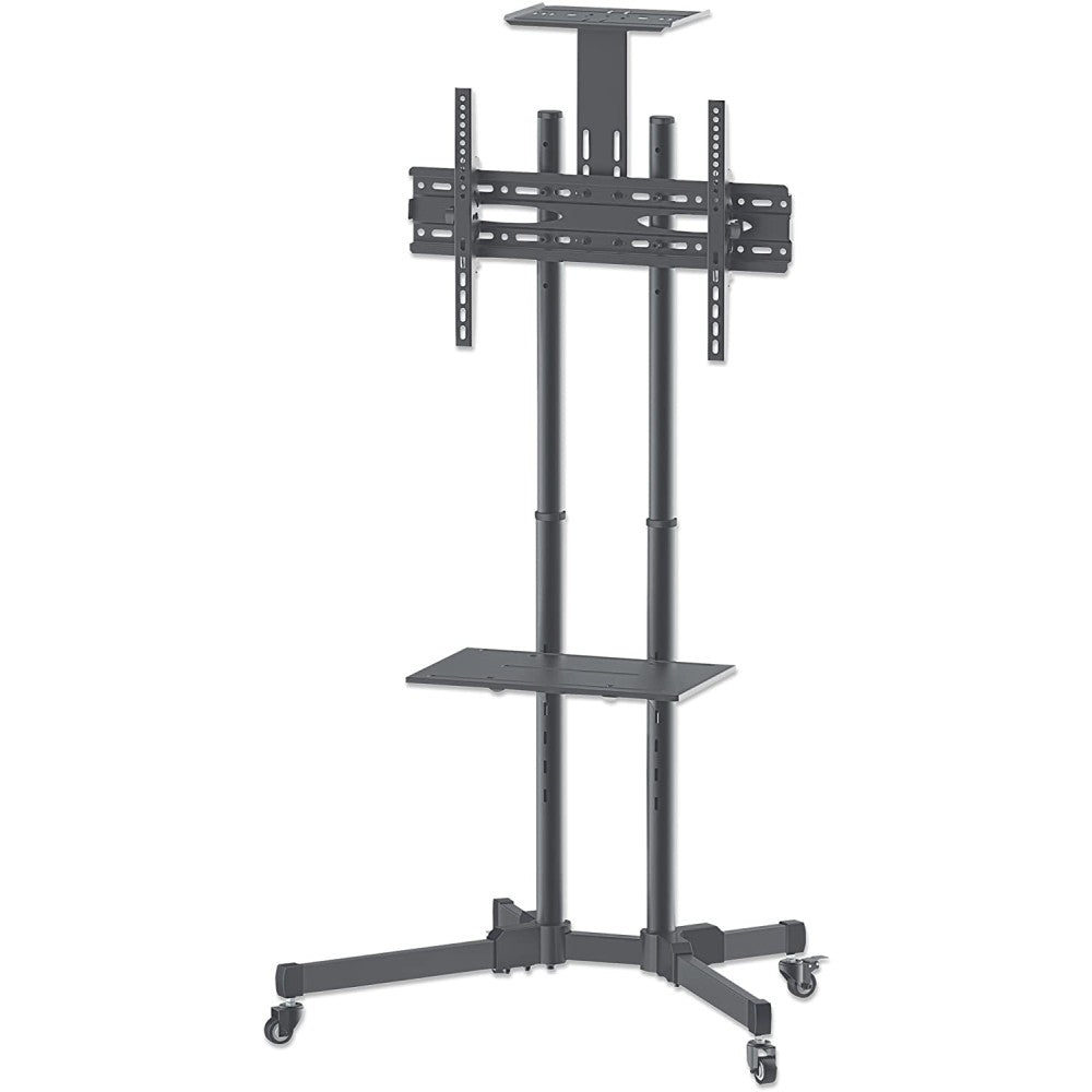 "Techly ICA-TR16T Support TV mobile 37-70"" jusqu'a 50kg réglable 2 étageres"