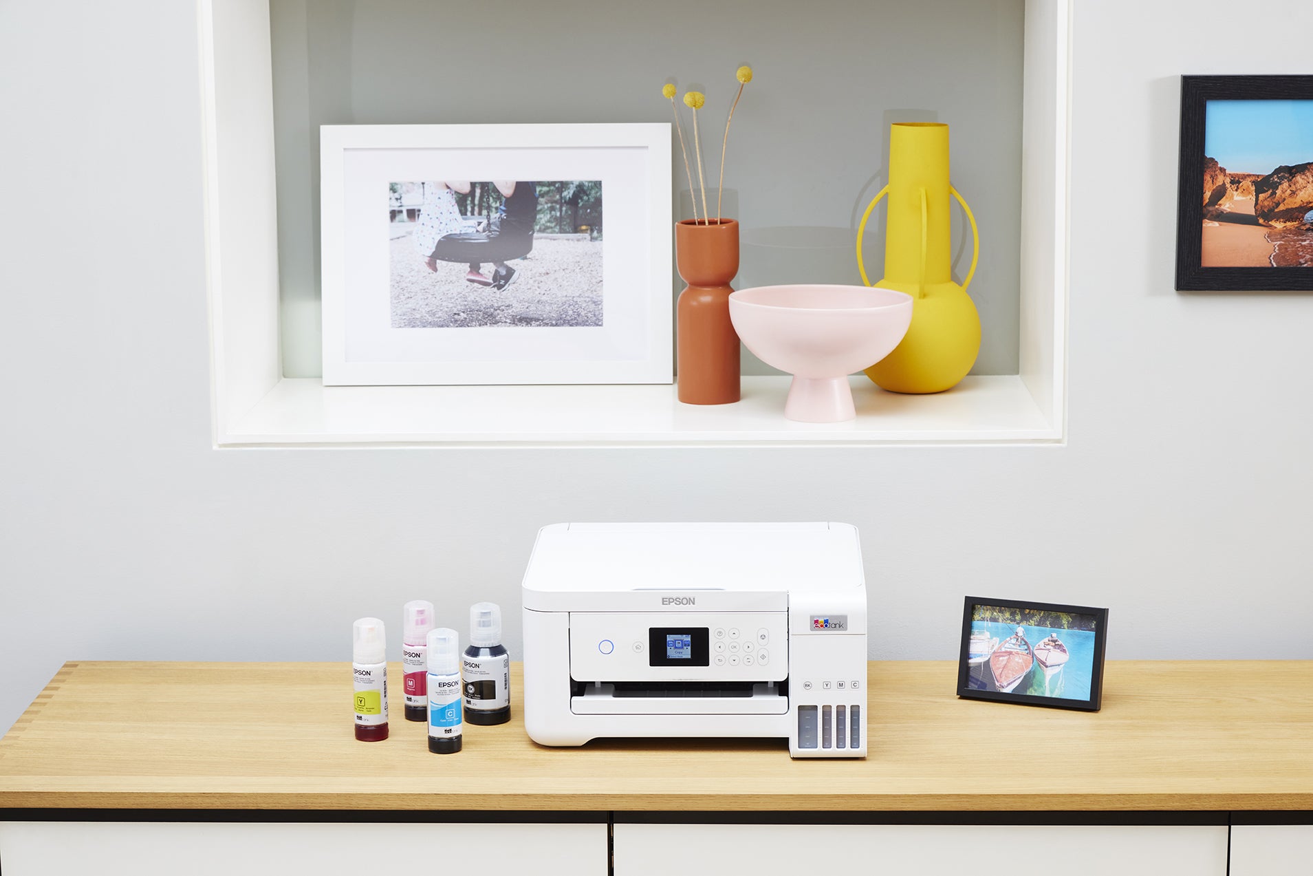 EPSON EcoTank ET-2856 MFP colour ink-jet refillable A4 10.5ppm print 100 sheets USB Wi-Fi white