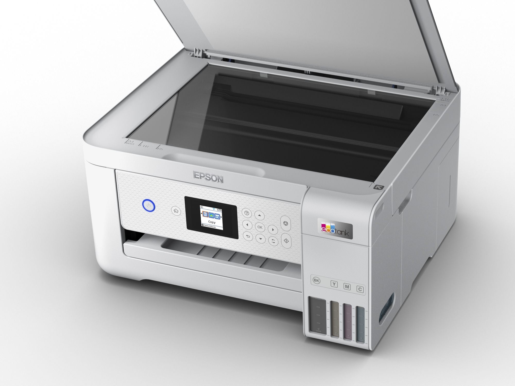 EPSON EcoTank ET-2856 MFP colour ink-jet refillable A4 10.5ppm print 100 sheets USB Wi-Fi white