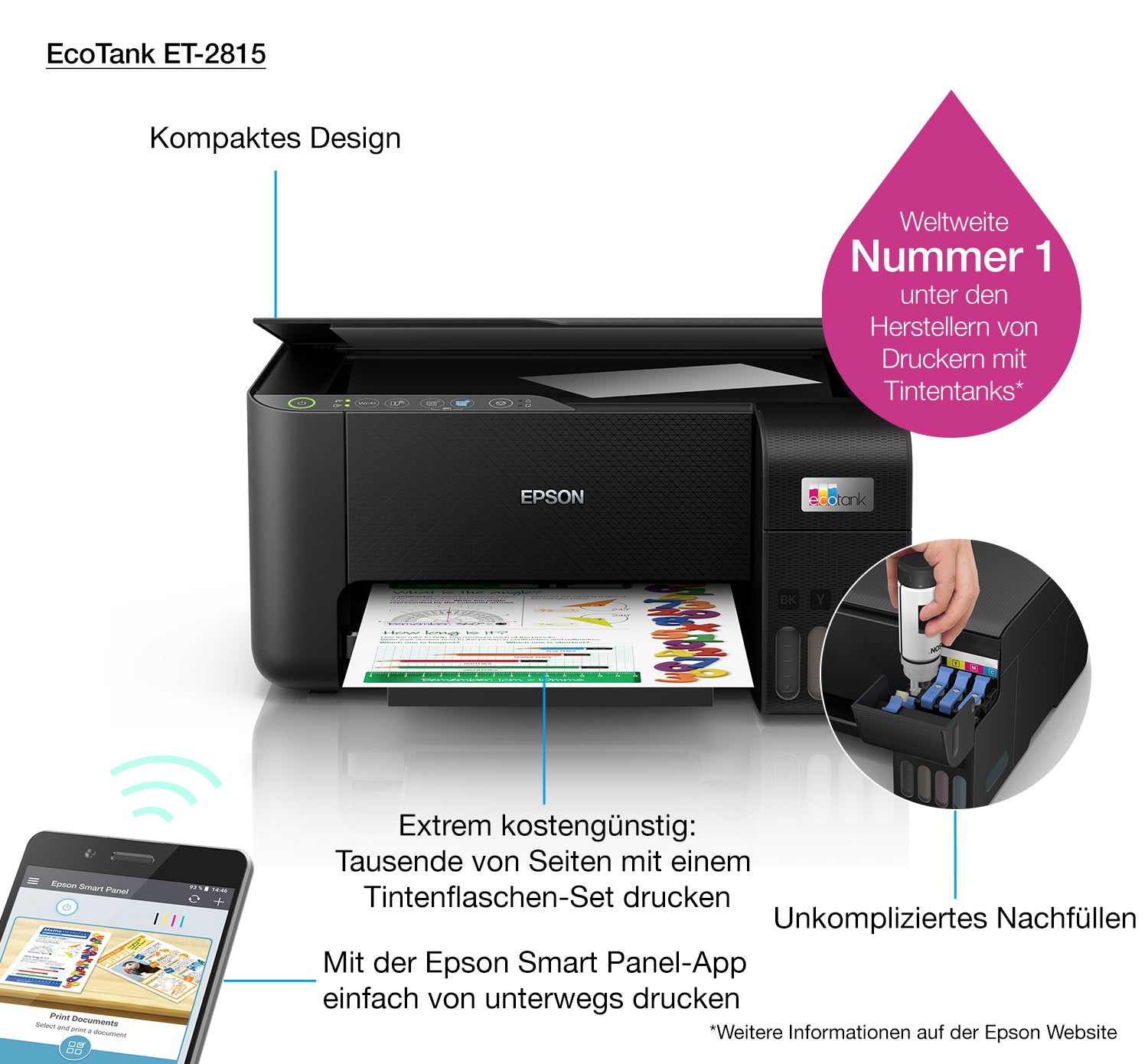 EPSON EcoTank ET-2815 MFP 33 ppm
