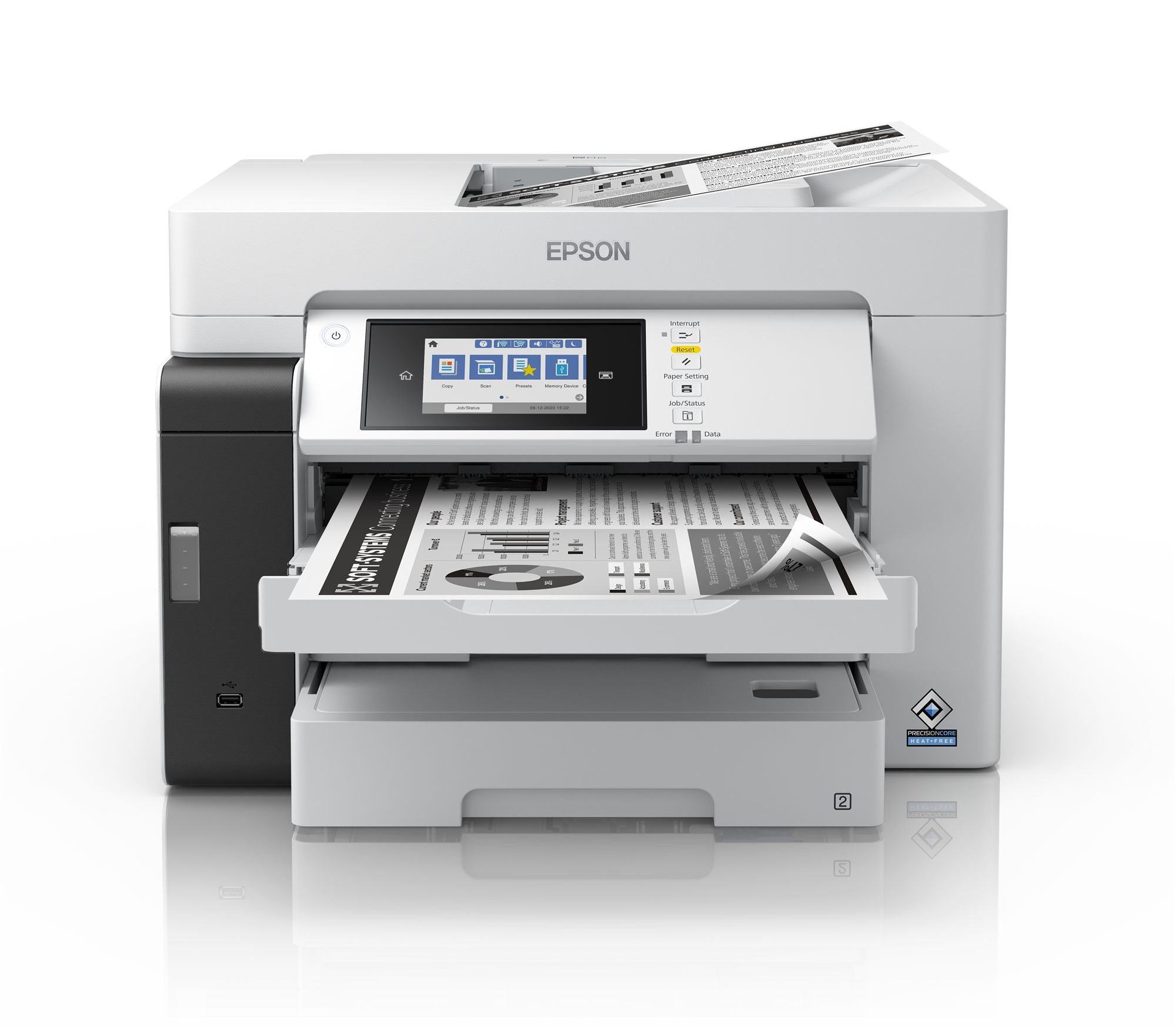 Epson EcoTank Pro M15180 - appareil tout-en-un d'impression - impression, numérisation, copie, fax 4800 x 1200 DPI A3+ DUPLEX DADF 25ppm Wi-Fi AirPrint