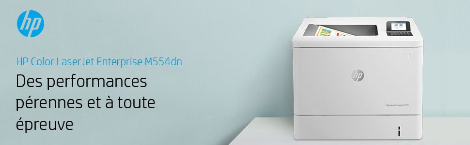 HP Color LaserJet Enterprise M554dn produit neuf emballage abimé A4 color laser USB 33ppm (P)