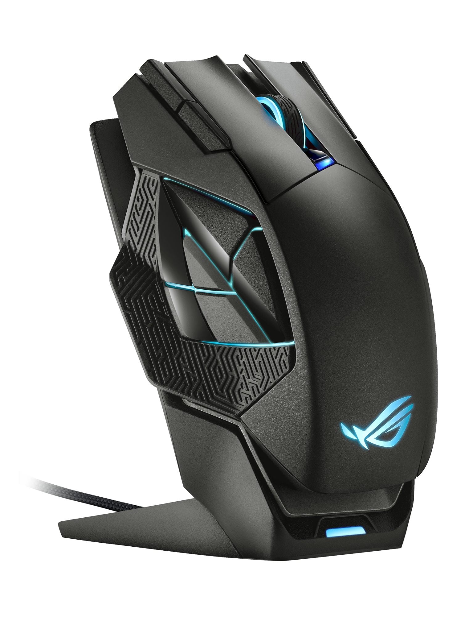 ASUS ROG Spatha X souris Gaming Droitier RF Wireless + USB Type-C Optique 19000 DPI