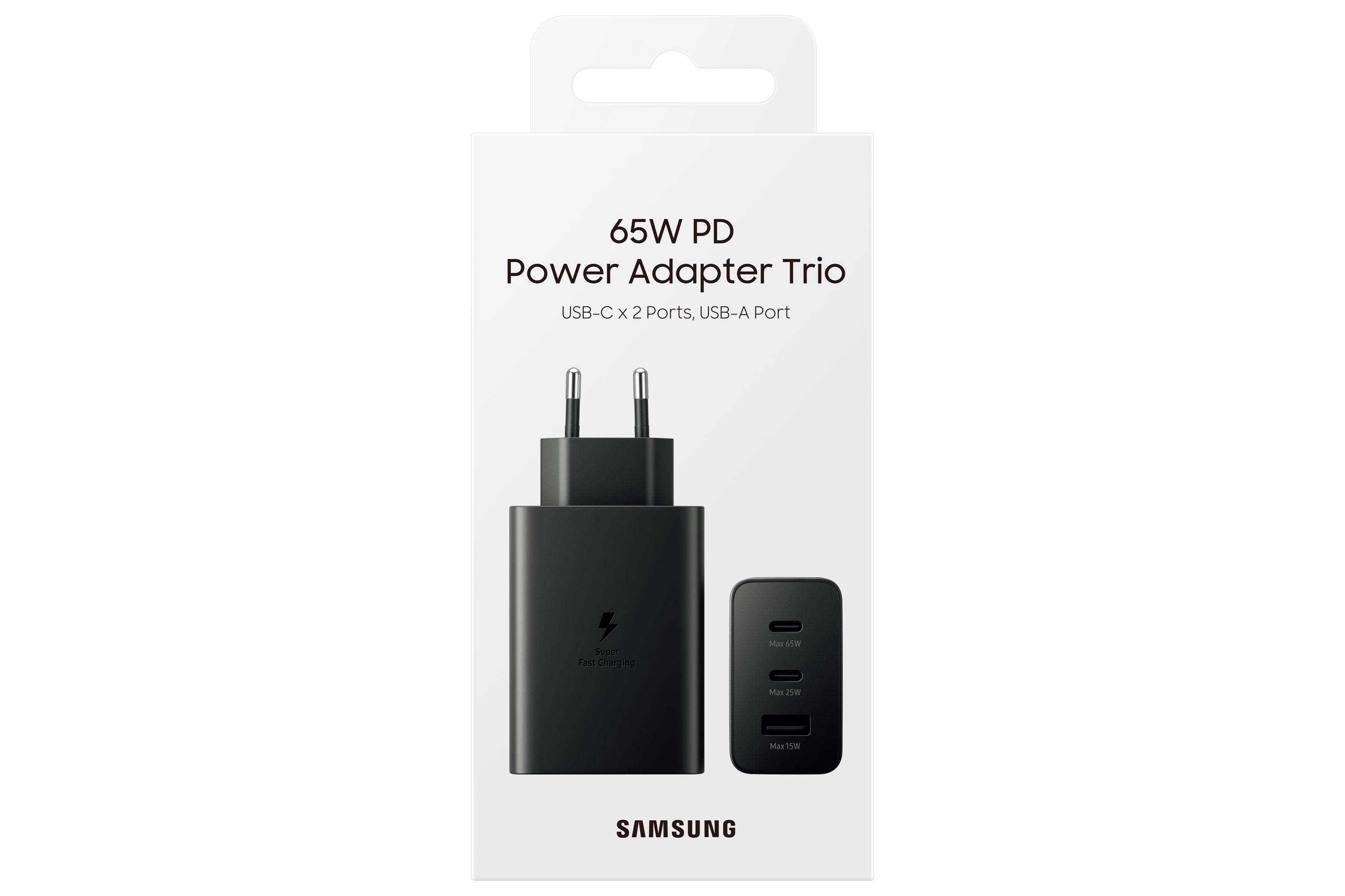 SAMSUNG 65W Power Adapter Trio Black