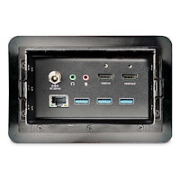 In-Table Conference Room Laptop Dock