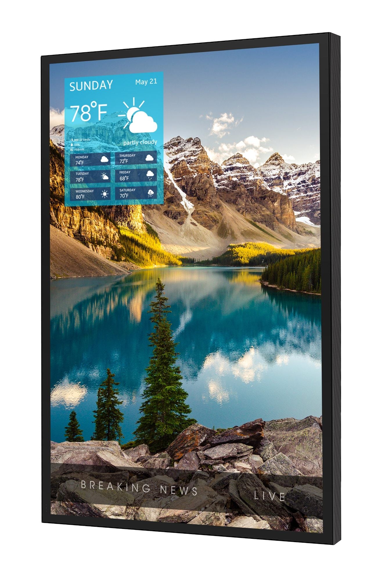55" Xtreme High Bright Sealed LCD displa
