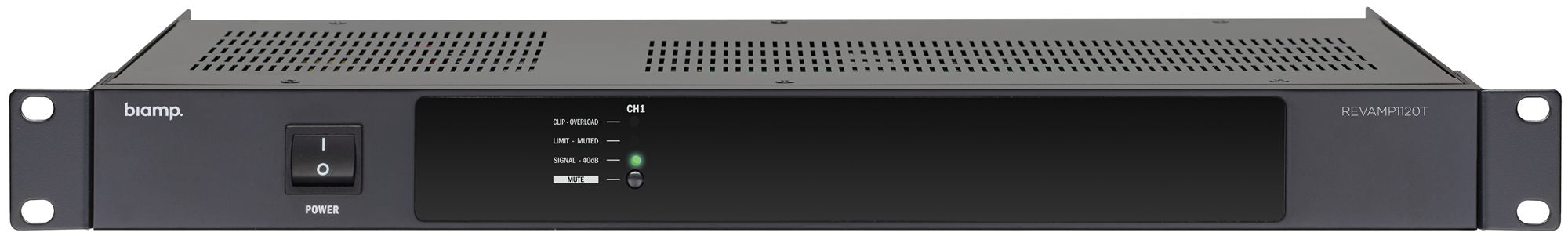 Biamp Professional Single Channel Class-D Power Amplifier (1x 120W/100V)