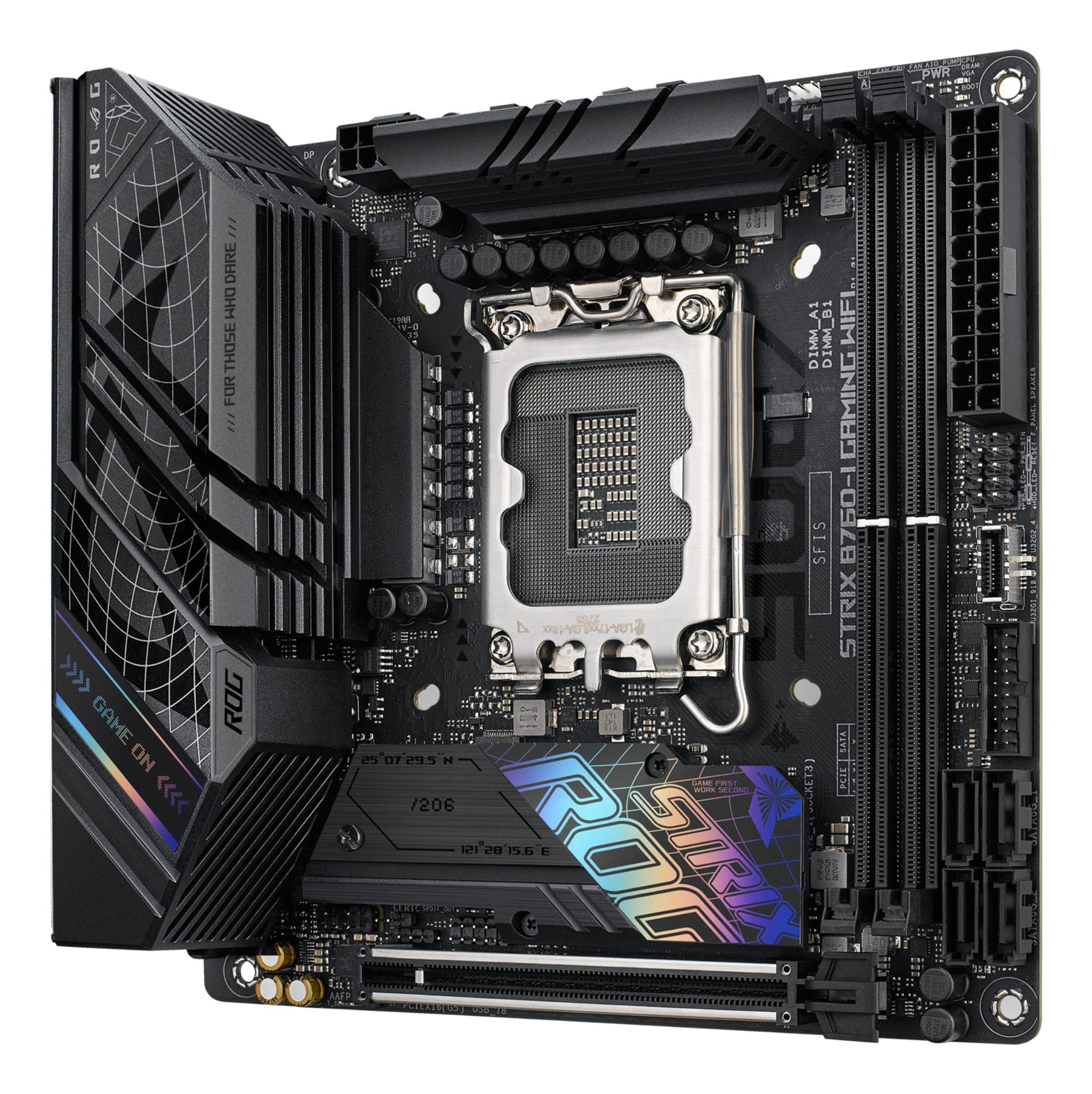 ASUS ROG STRIX B760-I GAMING WIFI LGA 1700 2xDDR5 Mini ITX 4xSATA MB 1xHDMI 2.1 1xDP 1.4 2xM.2