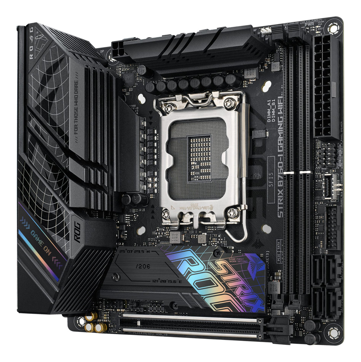 ASUS ROG STRIX B760-I GAMING WIFI LGA 1700 2xDDR5 Mini ITX 4xSATA MB 1xHDMI 2.1 1xDP 1.4 2xM.2