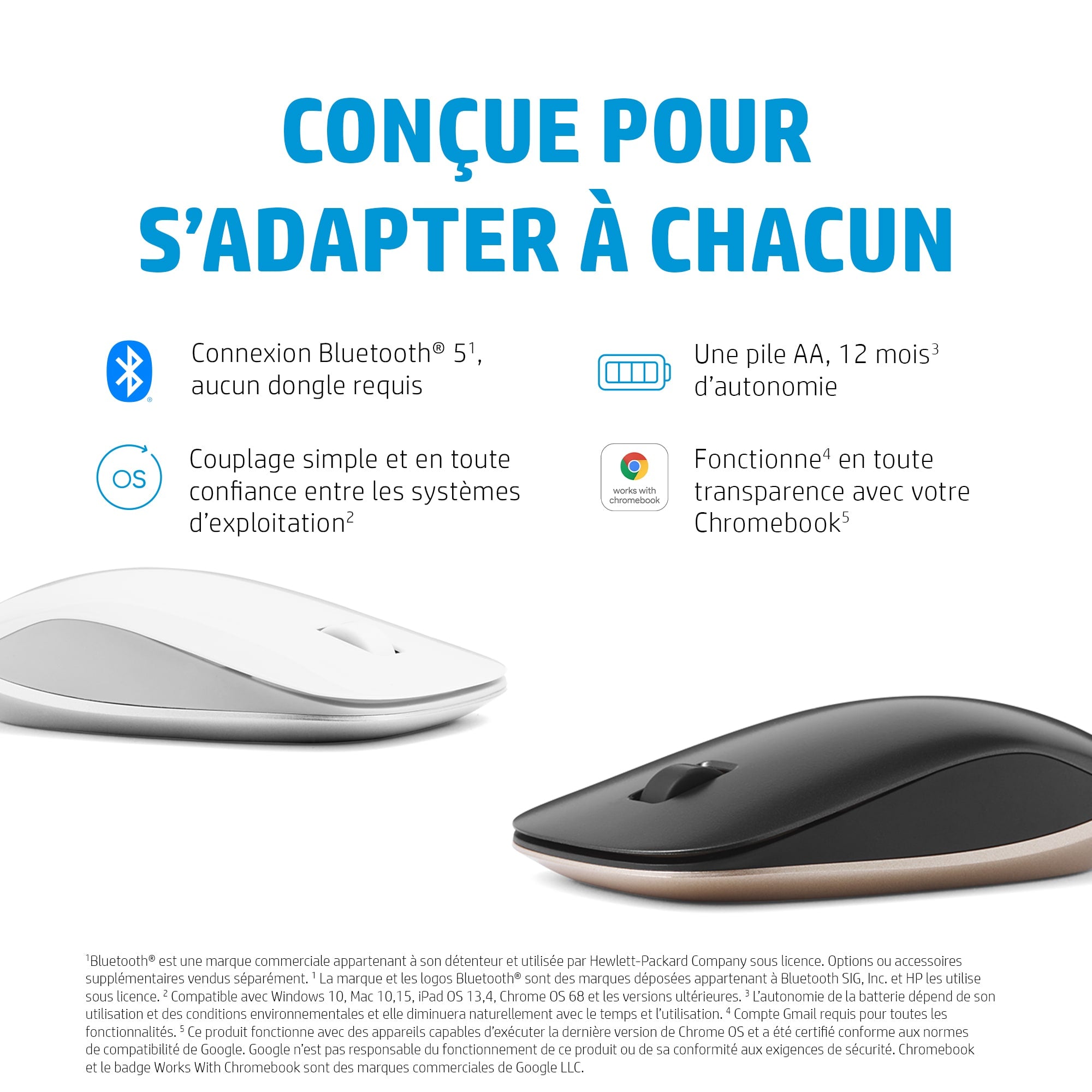 HP 410 Slim AHS Bluetooth Mouse