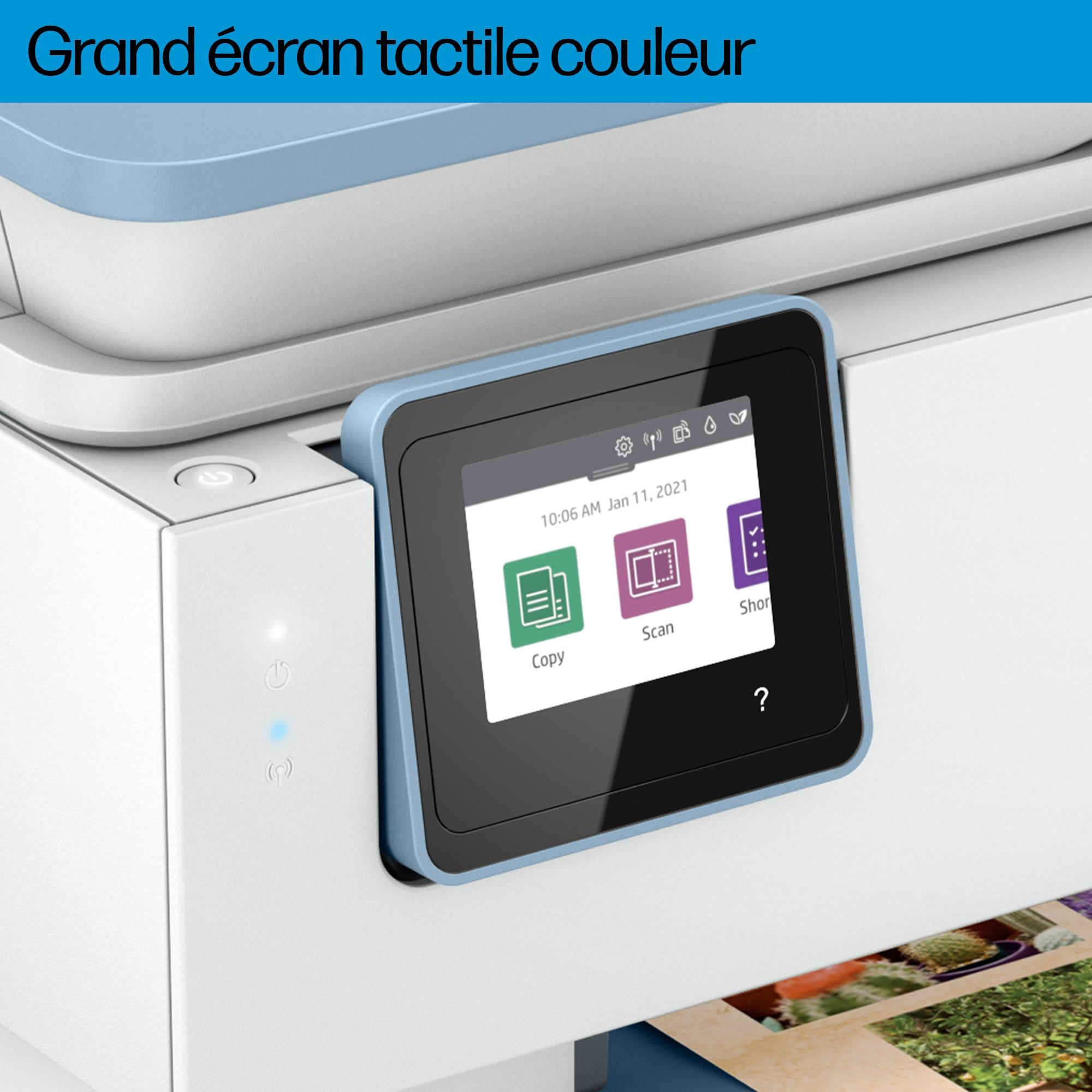 HP ENVY Inspire 7921e All-in-One MFP colour inkjet 216x297mm A4 13ppm Copy 15ppm Print 125sheets USB Wi-Fi Bluetooth surf blue