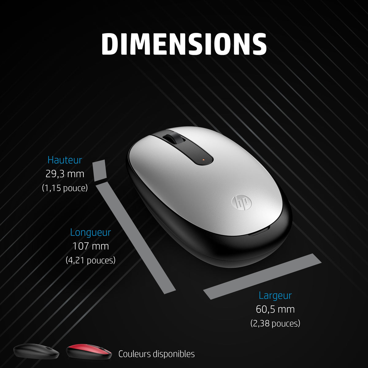 HP 240 Bluetooth Mouse Silver EURO