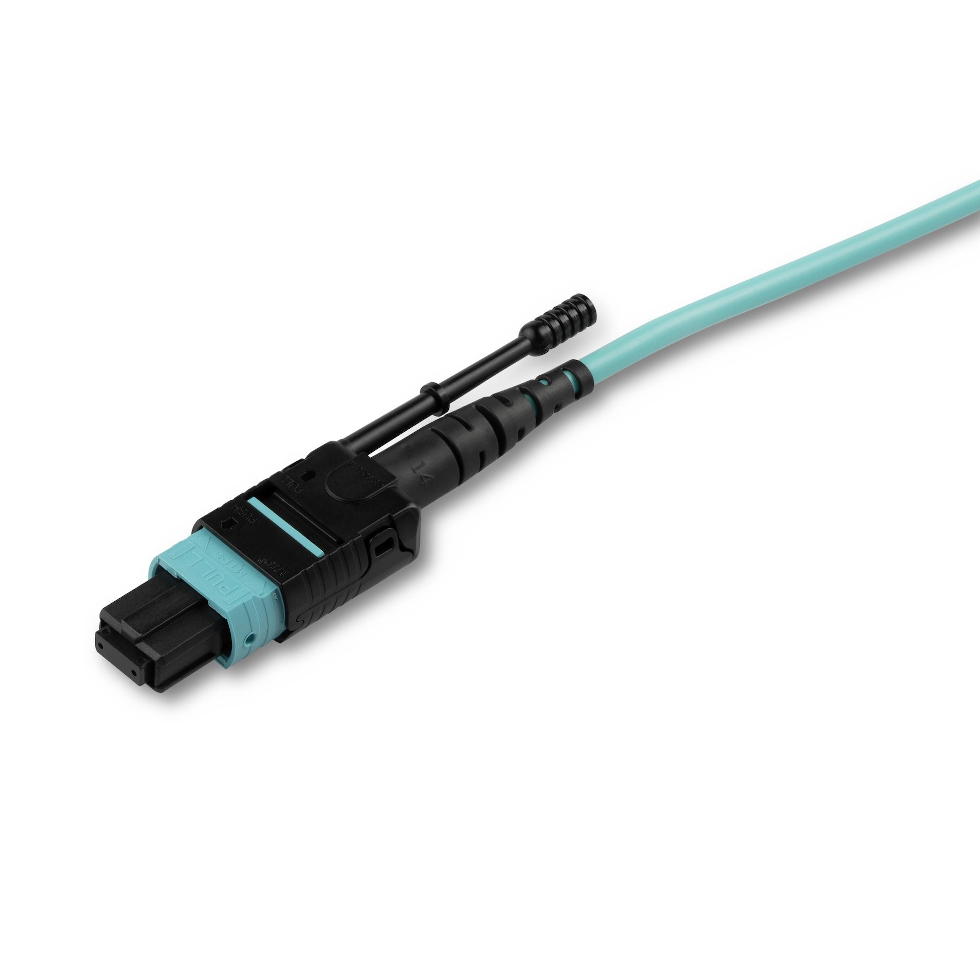 5m MTP/MPO to 4xLC/PC Fiber Cable