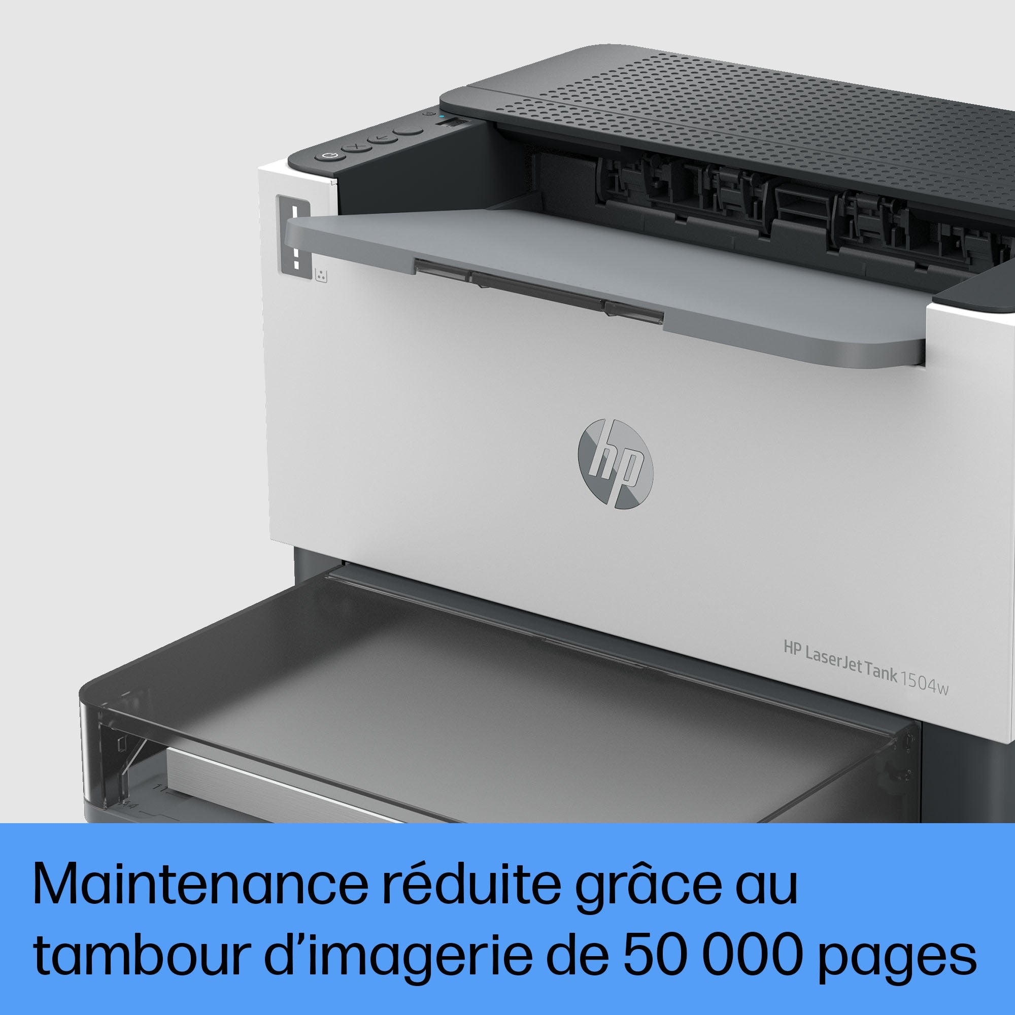 HP LaserJet Imprimante Tank 1504w - Noir et blanc - Imprimante pour Entreprises - Imprimer - Format compact  Éco-énergétique  Wi-Fi double fréquence - Laser - 6