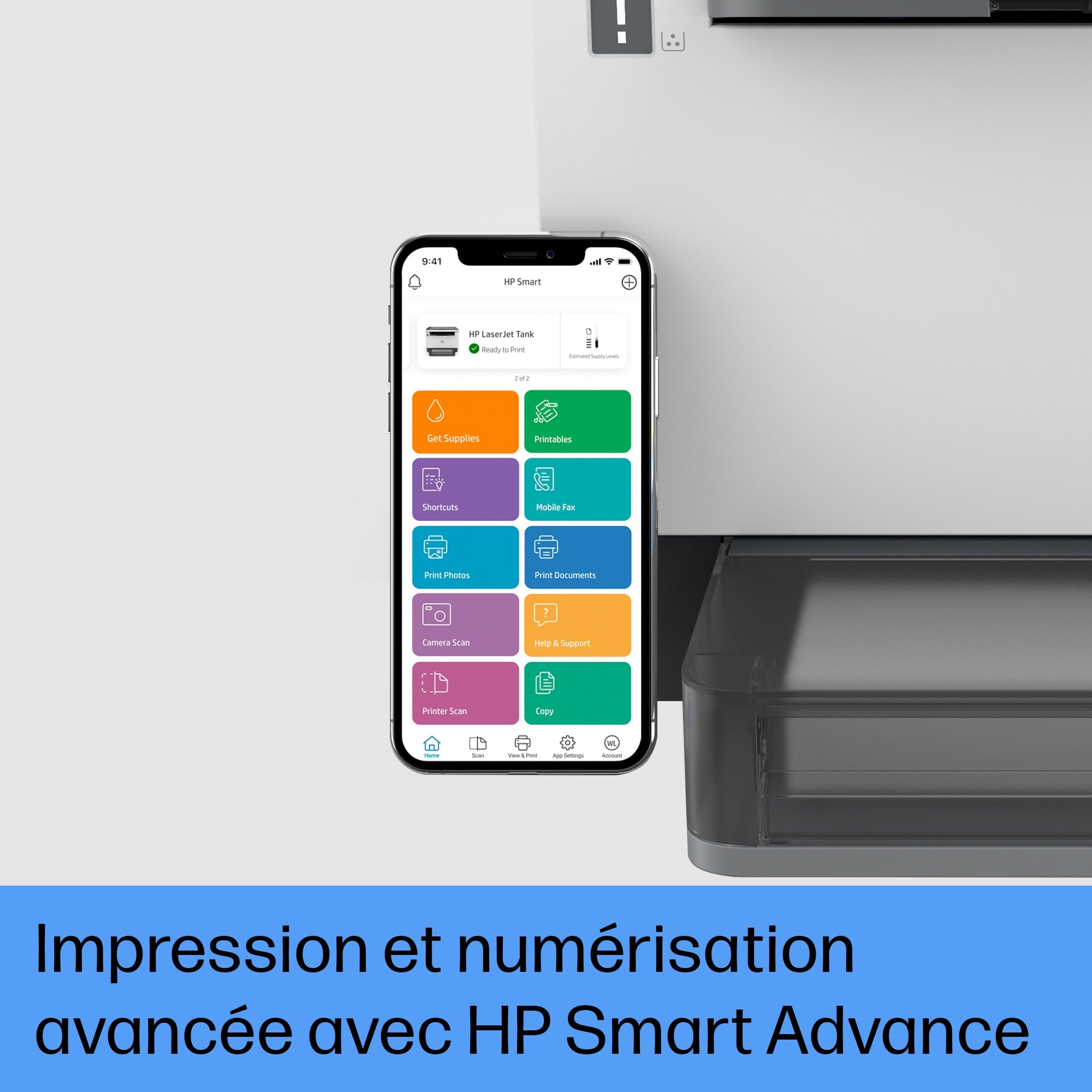 HP LaserJet Imprimante Tank MFP 2604dw, Noir et blanc, Imprimante pour Entreprises, Sans fil  Impression recto-verso  Numérisation vers e-mail  Numériser vers P