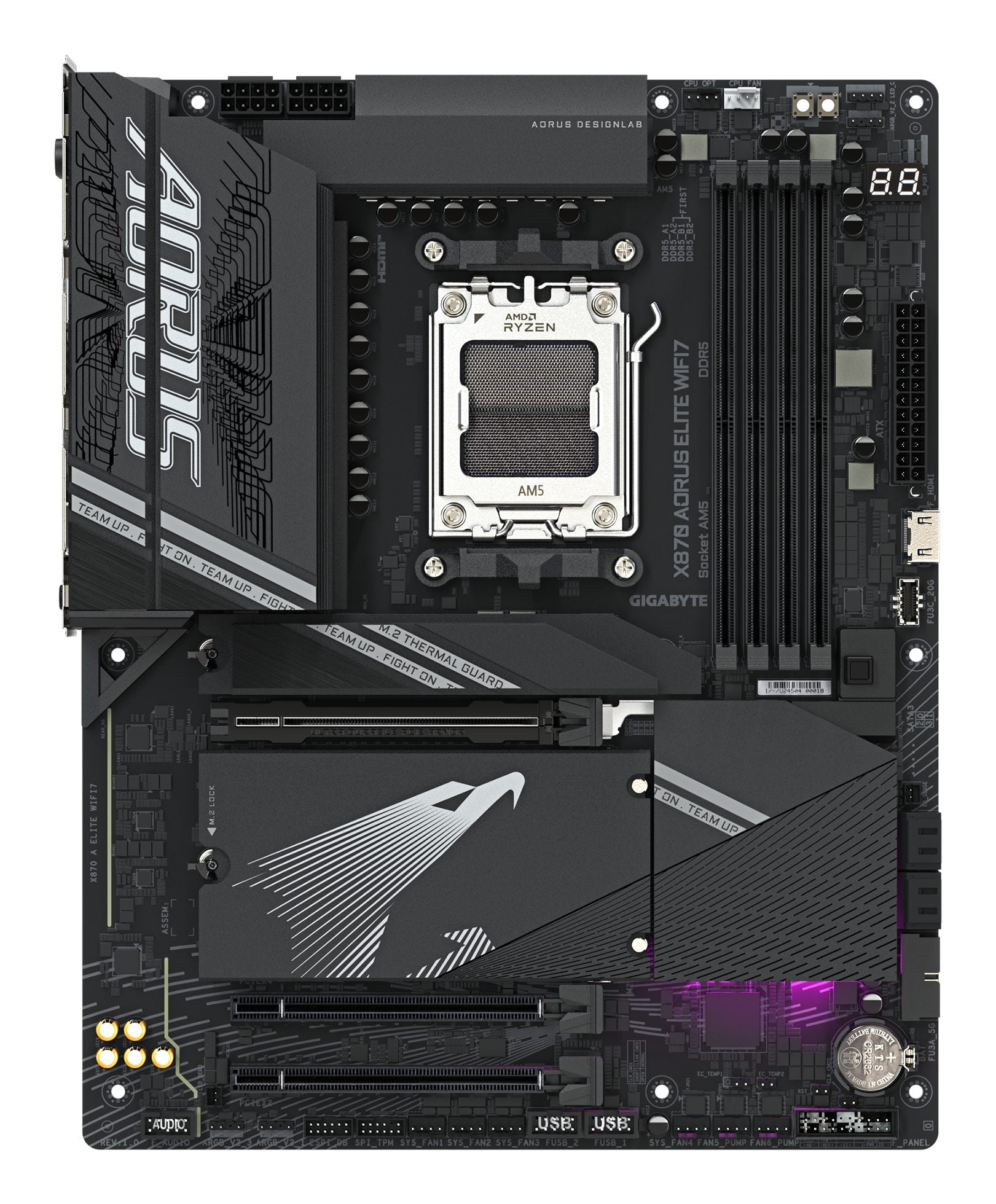 GIGABYTE X870 AORUS ELITE WIFI7 AMD X870 Emplacement AM5 ATX