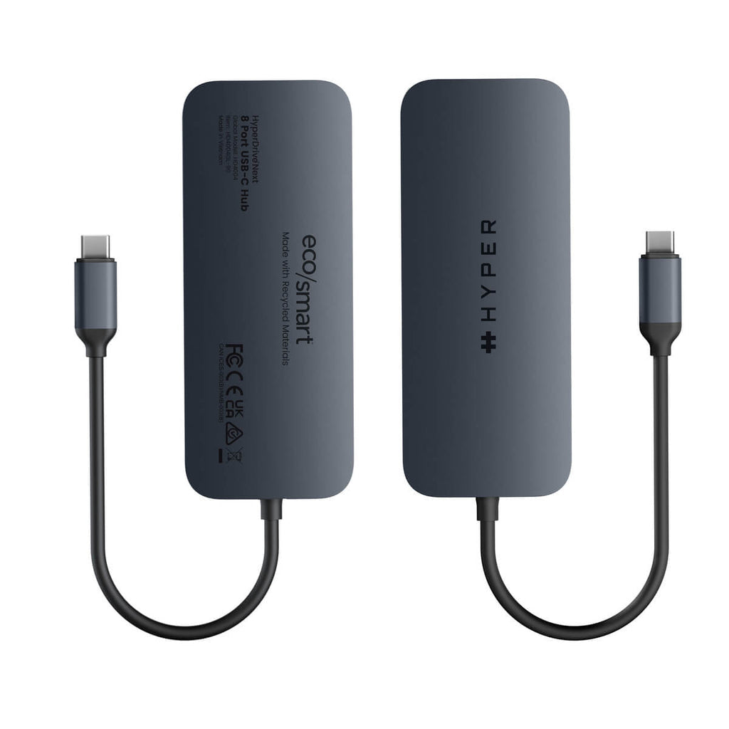 TARGUS HyperDrive EcoSmart Gen.2 Universal USB-C 8-in-1 Hub w 140 W PD3.1 Power Pass-thru