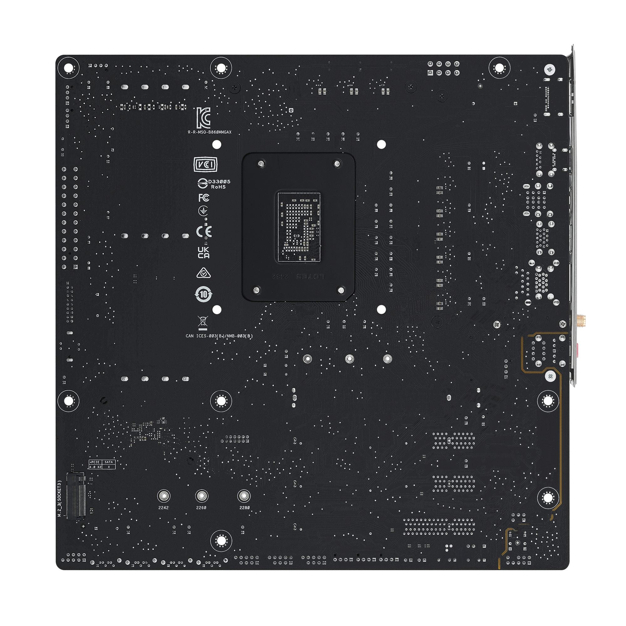 ASUS B860M MAX GAMING AX Intel LGA1851 mATX motherboard Advanced AI 4xDDR5 PCIe 5.0 x16 3xM.2 1xDisplayPort 4xSATA