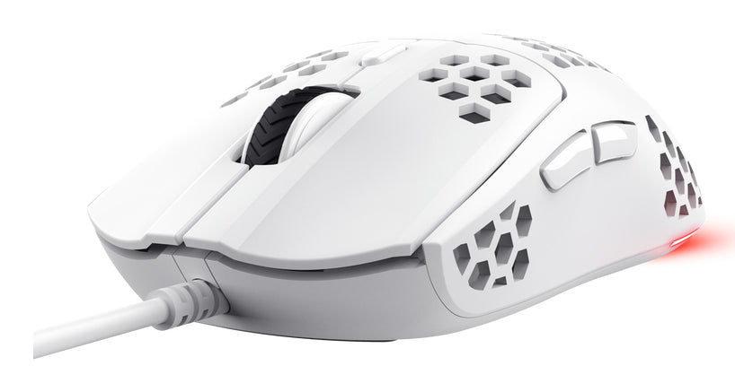 TRUST Souris gaming filaire HELOX ultra légére - Blanche