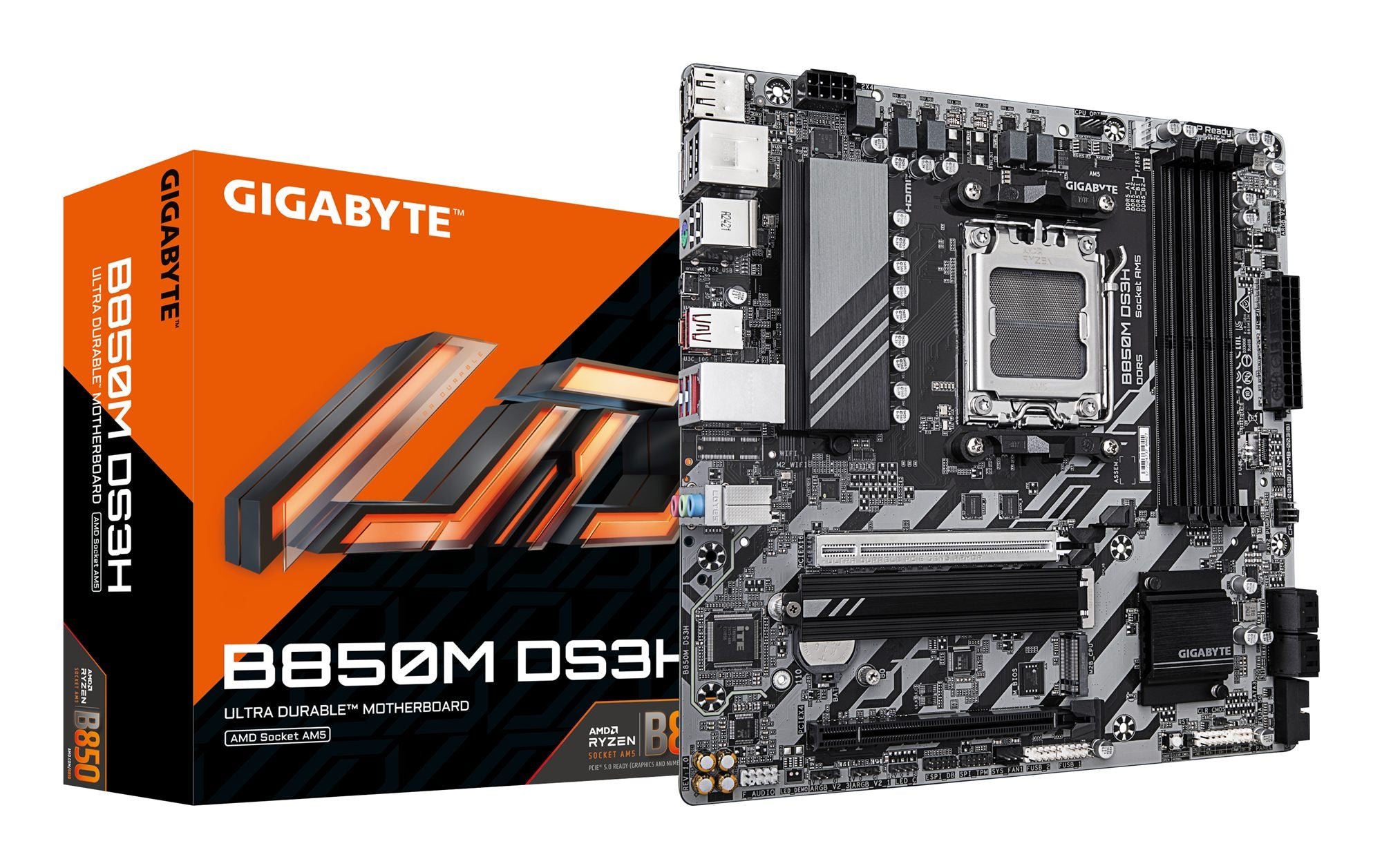 GIGABYTE B850M DS3H carte mere AMD B850 Emplacement AM5 micro ATX