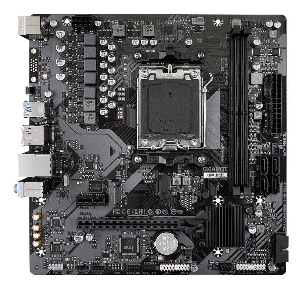 GIGABYTE A620M H carte mere AMD A620 Emplacement AM5 micro ATX