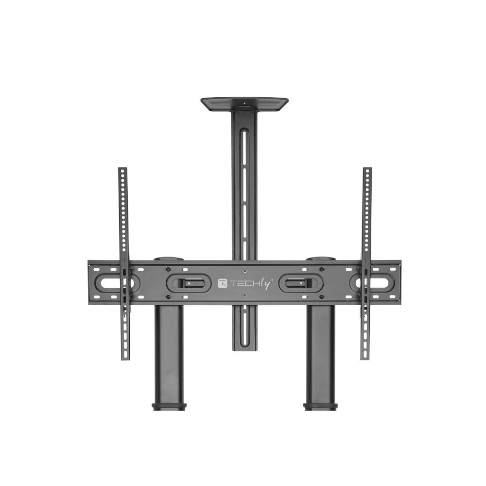 "Techly ICA-TR36 Support TV mobile 60-100"" 100kg Réglage de hauteur fluide"