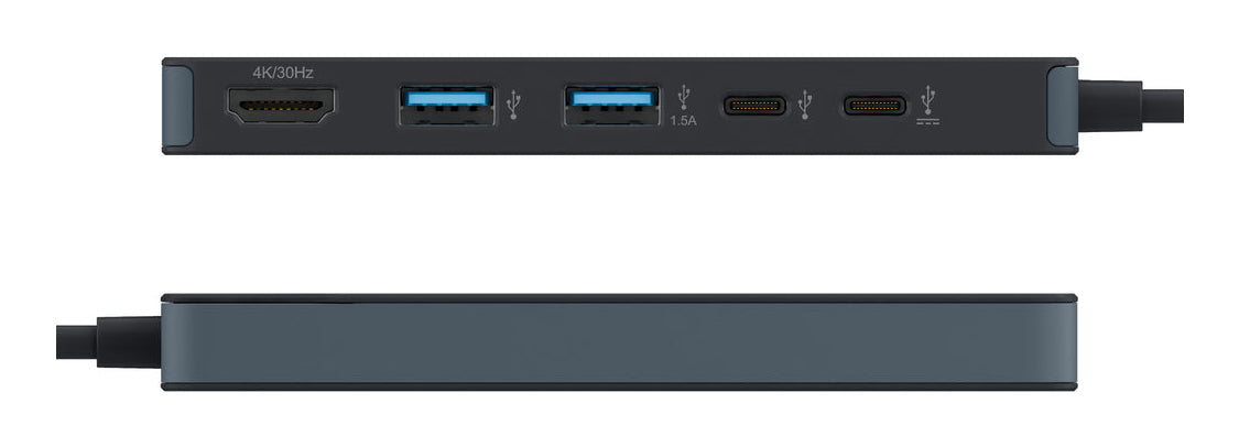 HyperDrive Flex 5 Port USB-C Hub Black