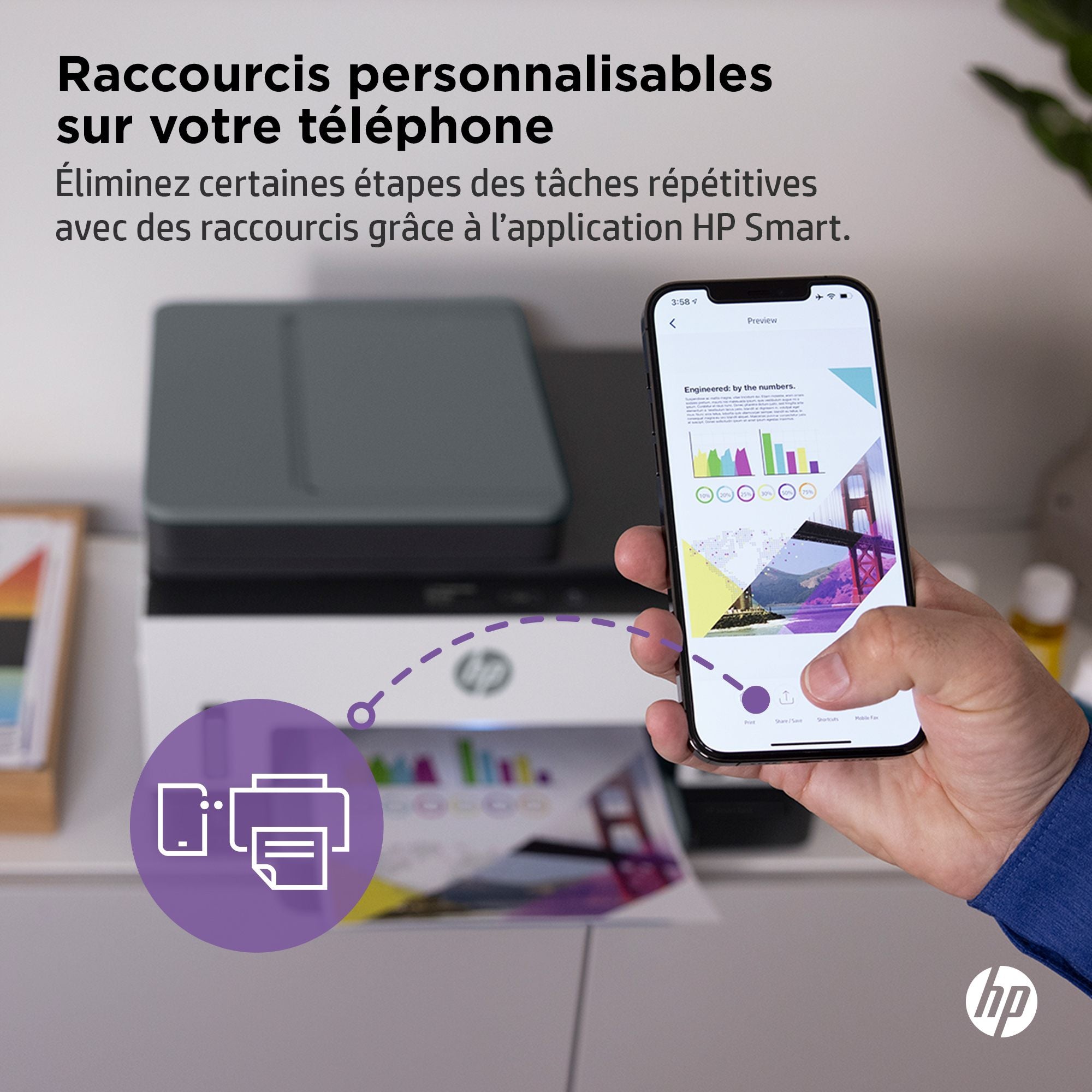 HP Smart Tank 7605 All-in-One MFP colour inkjet refillable A4 13ppm Copy 15ppm Print 250sheets USB Wi-Fi Bluetooth
