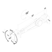 Wall Mount 10-30" Full Motion GREY