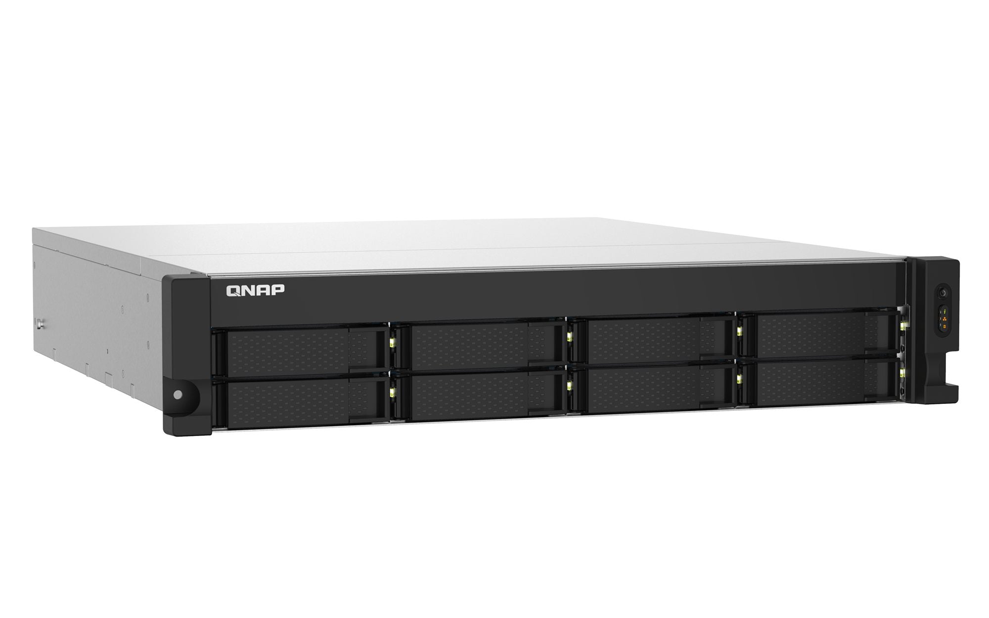 QNAP TS-832PXU-RP-4G 8-Bay rackmount NAS AL324 4Go DDR4 UDIMM RAM SATA 6Gb/s 2x 10GbE SFP+ 2x 2.5GbE 1x PCIe Gen2 x2 slot 250W