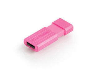 USBMemory/8GB Pinstripe Hot Pink