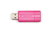 USBMemory/8GB Pinstripe Hot Pink