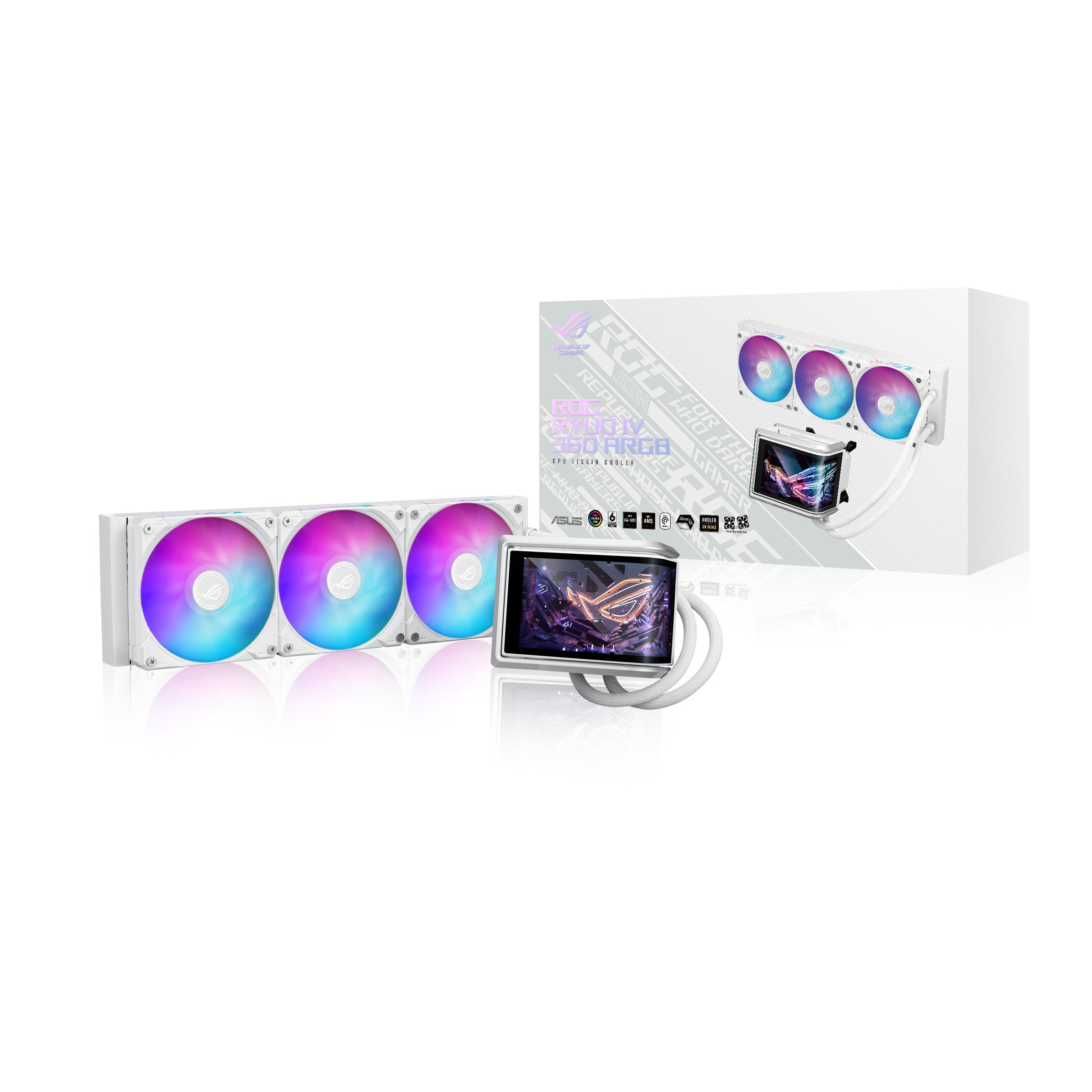 ASUS ROG RYUO IV 360 ARGB WHITE EDITION AIO liquid cooler