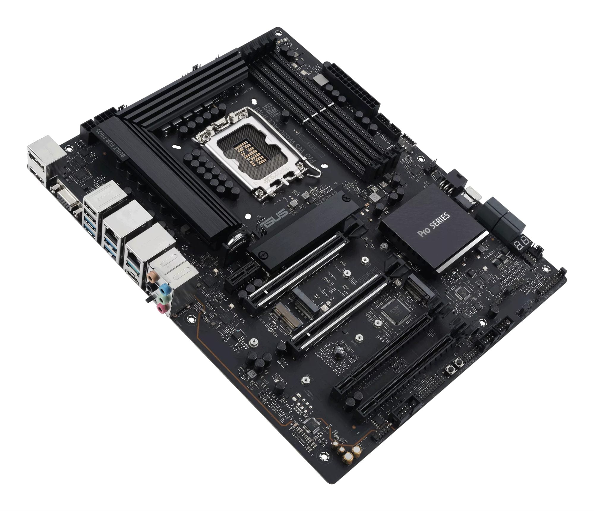 ASUS PRO WS W680-ACE IPMI LGA1700 ATX motherboard 4xDDR5 8xSATA DisplayPort 1.4 D-Sub HDMI 2.1