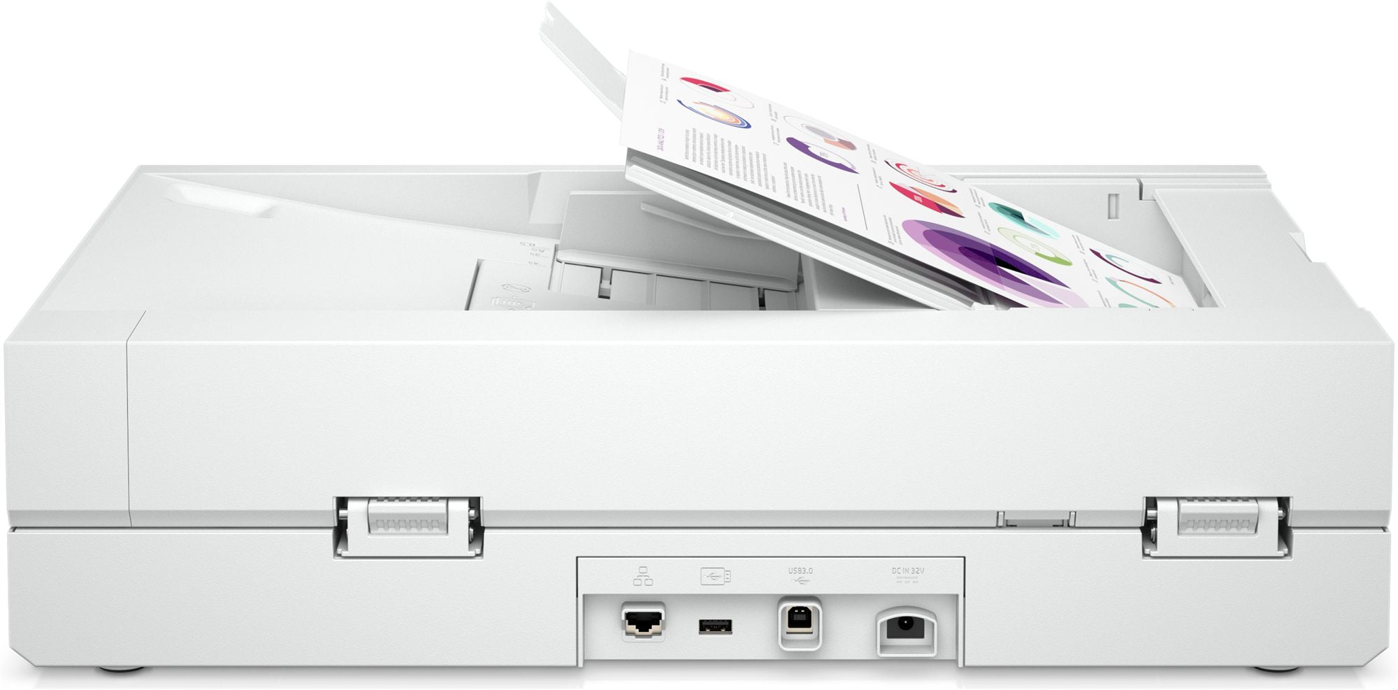 HP ScanJet Enterprise Flow N6600 fnw1 scanner à plat Réseau/USB A4 avec chargeur auto de 100 feuilles - jusqu’à 50 ppm/100ipm