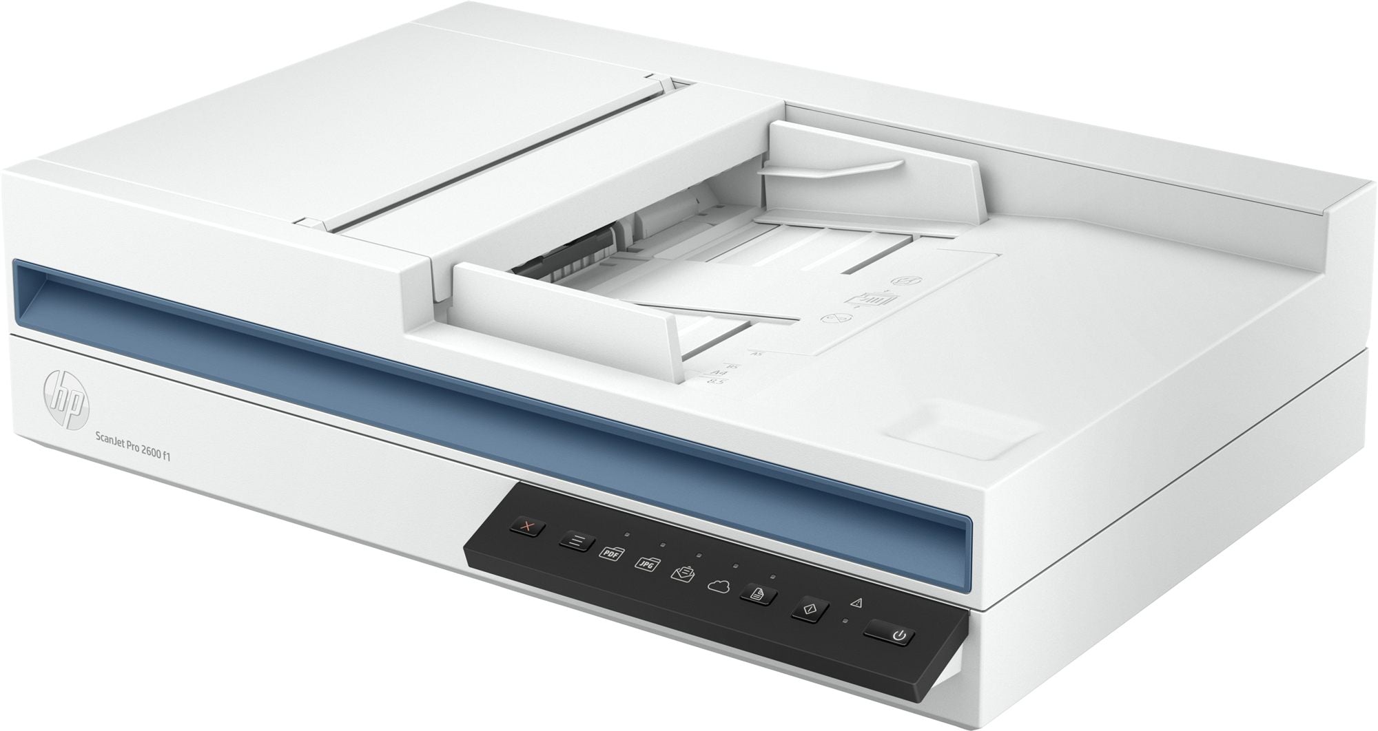 HP Scanjet Pro 2600 f1 Document scanner CMOS CIS Duplex A4 1200dpix1200dpi 25ppm mono 25ppm colour ADF 60sheets 1500scans USB