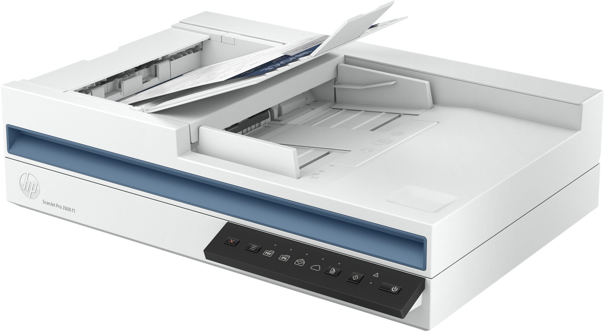 HP Scanjet Pro 2600 f1 Document scanner CMOS CIS Duplex A4 1200dpix1200dpi 25ppm mono 25ppm colour ADF 60sheets 1500scans USB