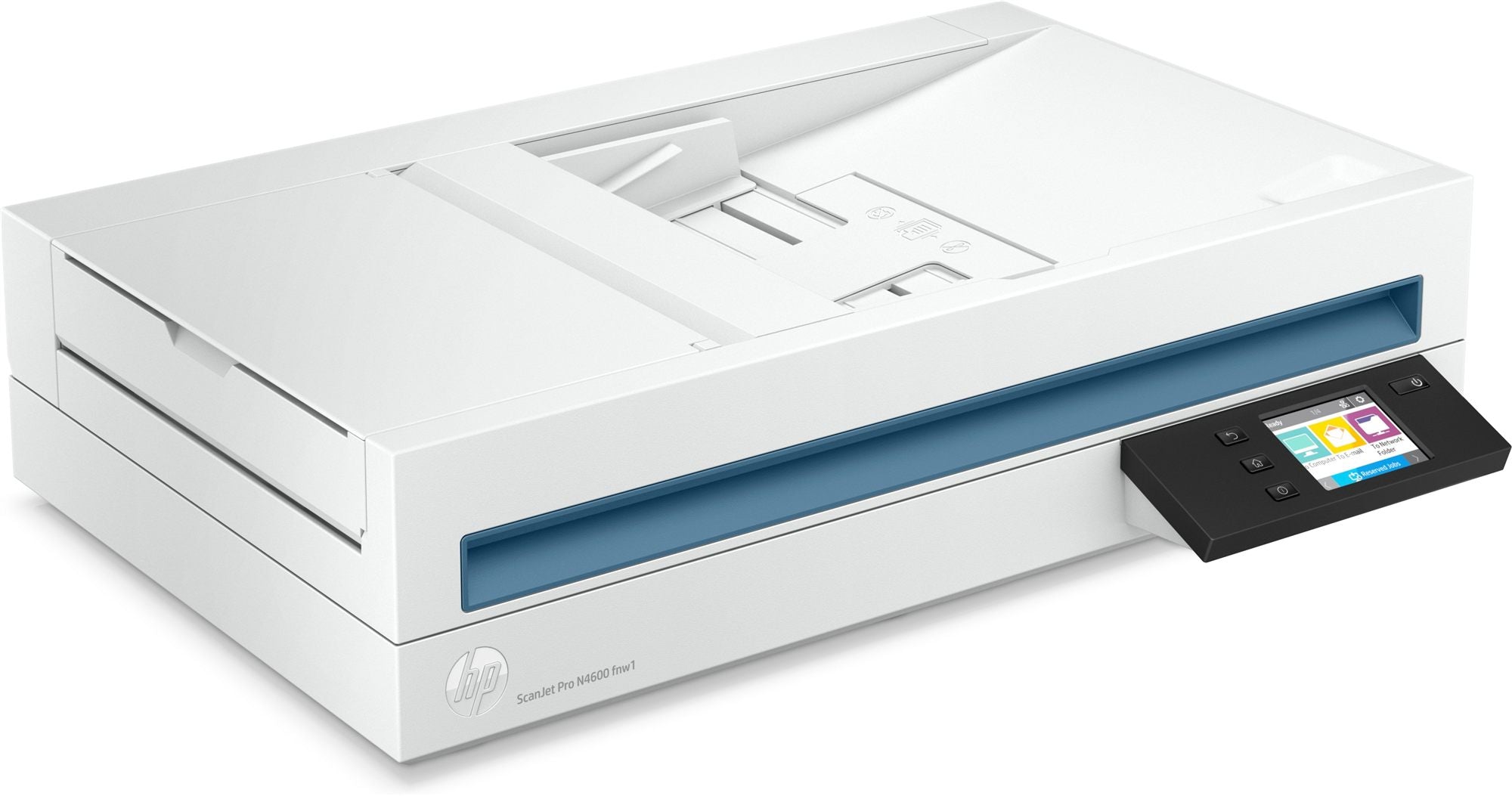 HP Scanjet Pro N4600 fnw1 de document scanner CIS Duplex 216x5362mm 600dpix1200dpi 40ppm ADF 100sheets 6000scans LAN Wi-Fi