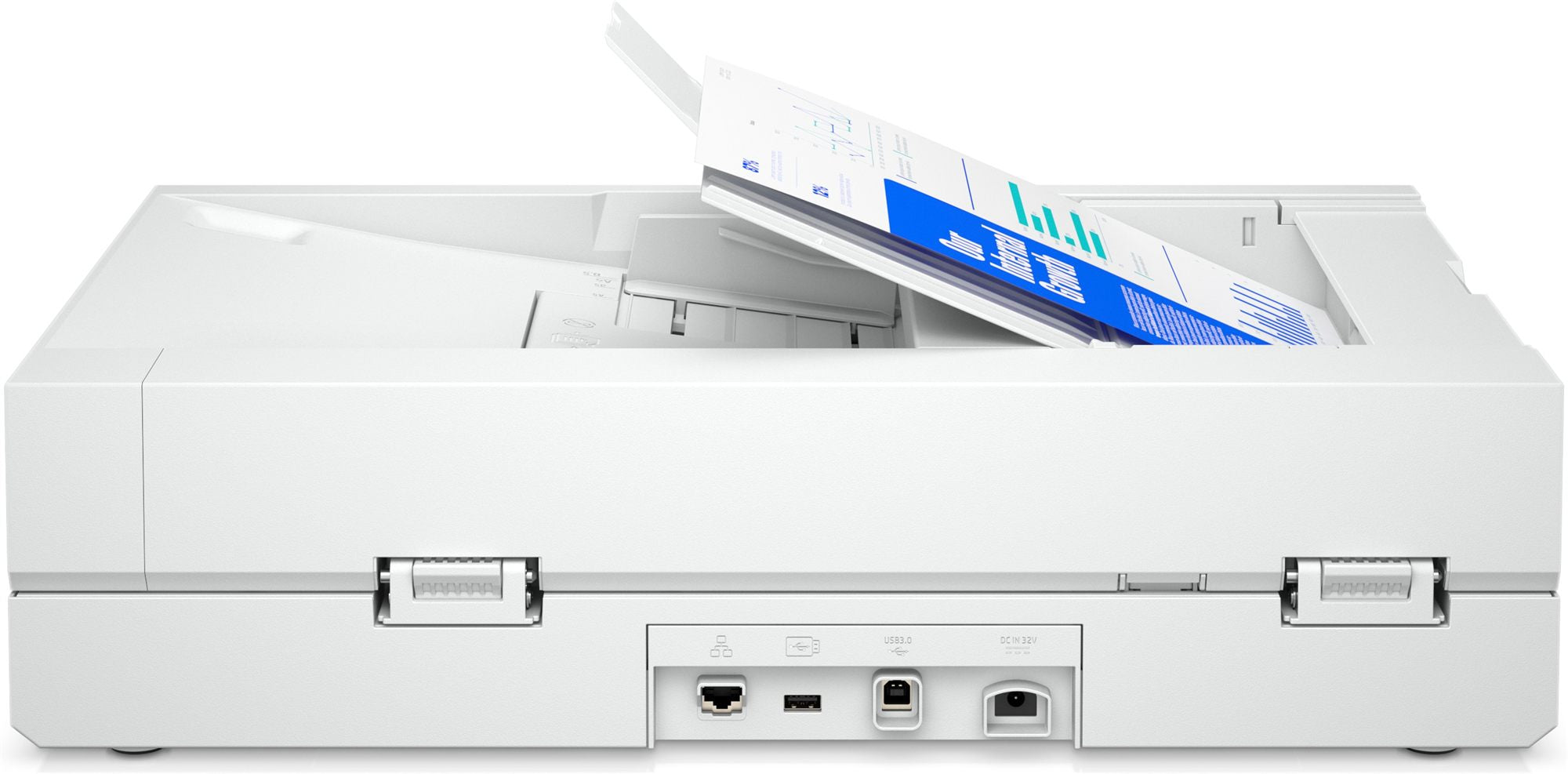 HP Scanjet Pro N4600 fnw1 de document scanner CIS Duplex 216x5362mm 600dpix1200dpi 40ppm ADF 100sheets 6000scans LAN Wi-Fi